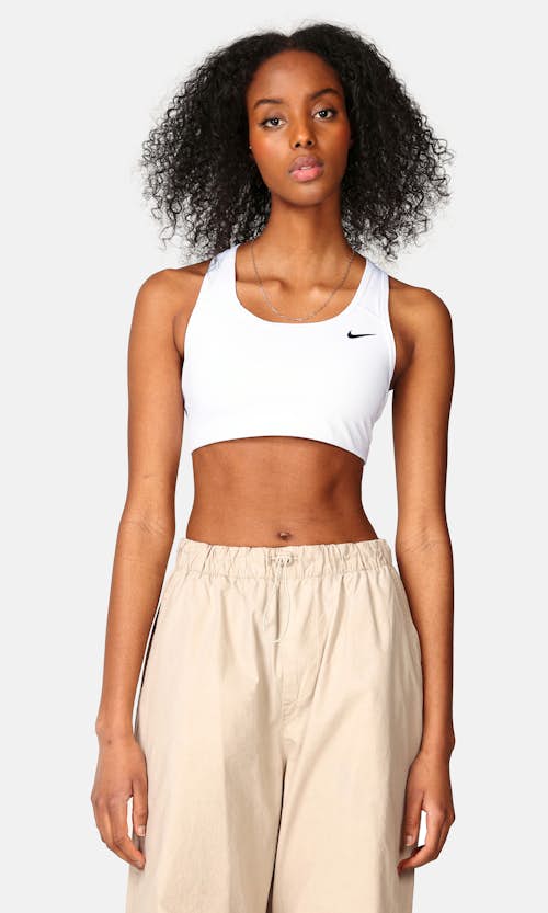 Nike Bra - Swoosh White, Women