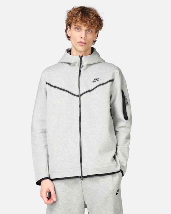 Nike Hoodie Tech Fleece Dark grey melange Unisex Junkyard