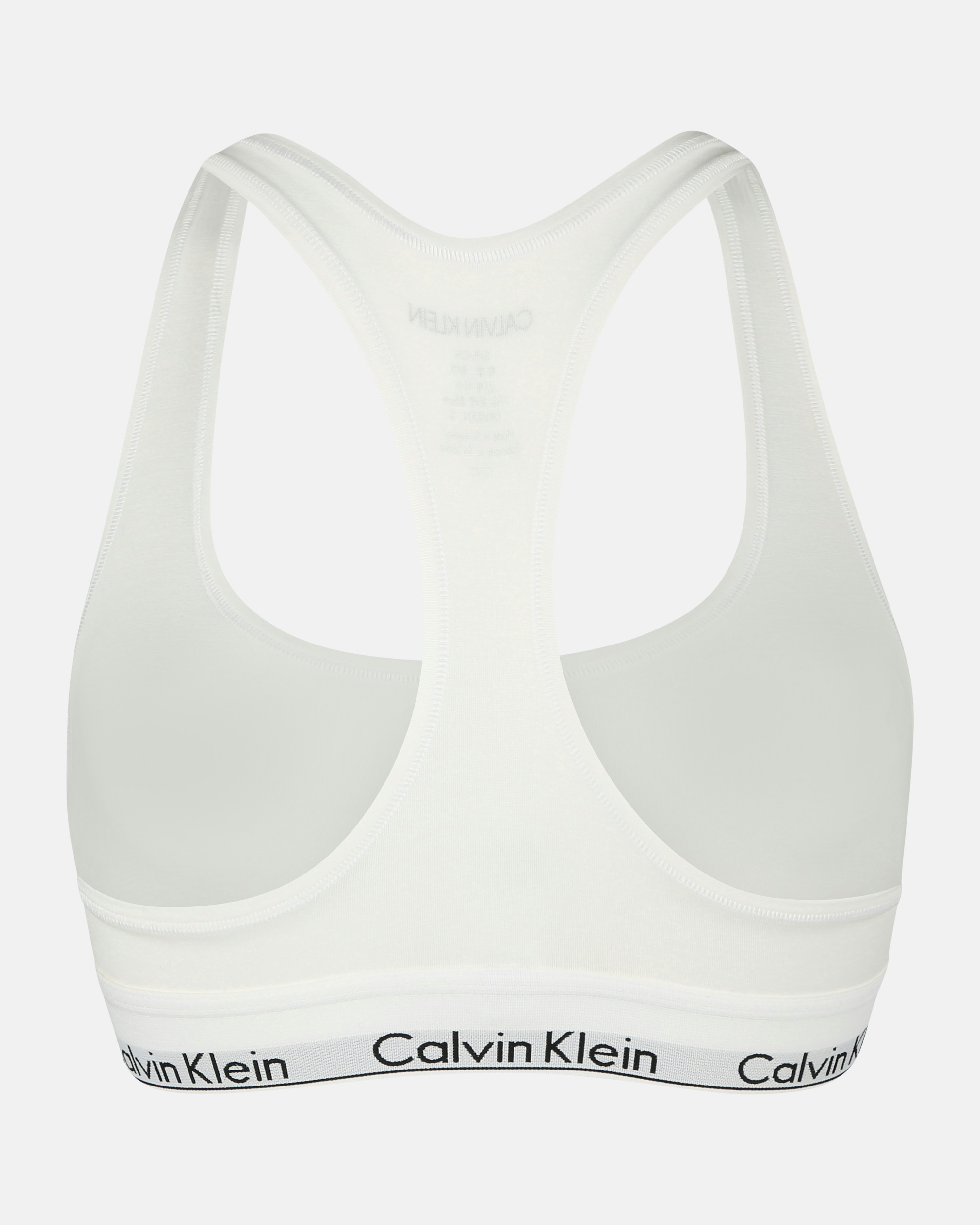 Calvin Klein Underwear UNLINED BRALETTE - Bustier - bone white