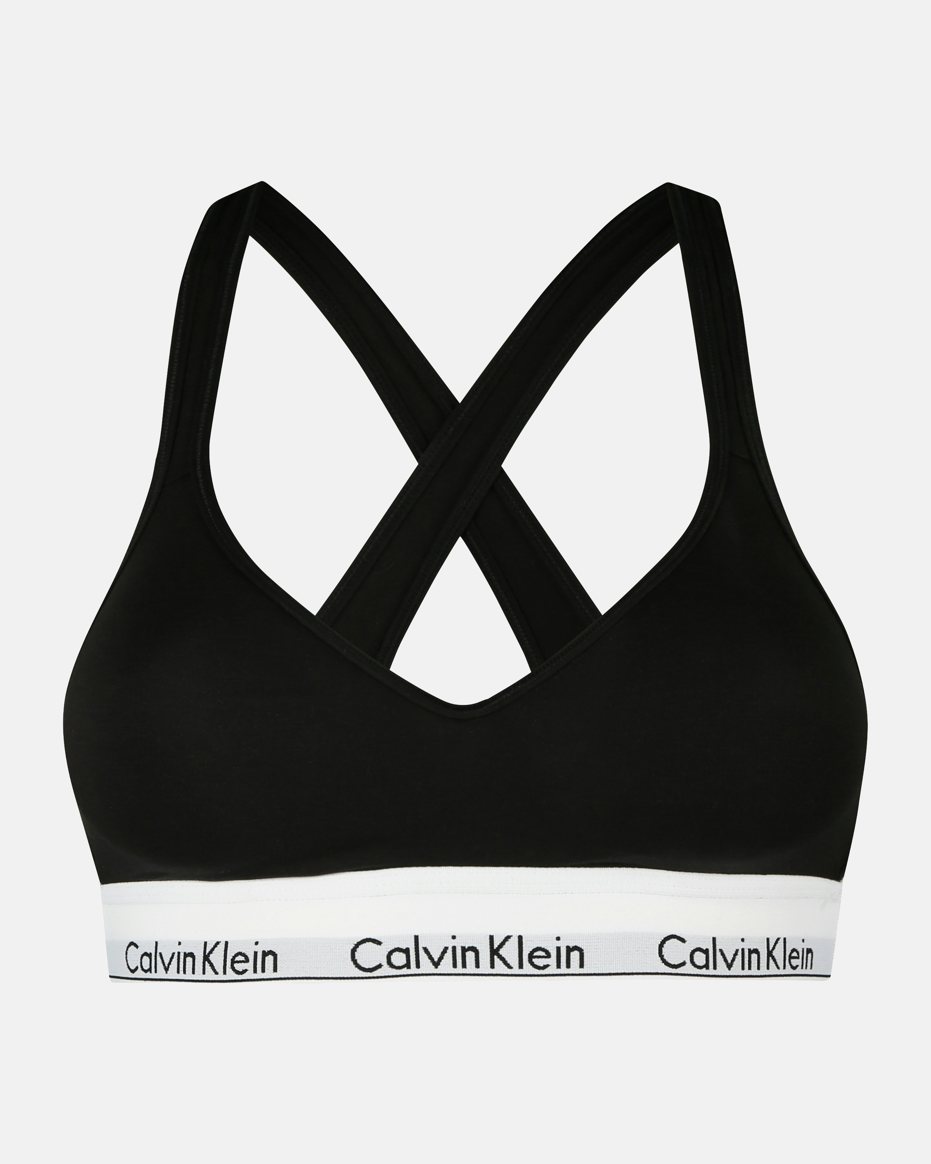 Calvin Klein NWT Small Black Logo Sports Bra - $22 New With Tags - From  Jenny