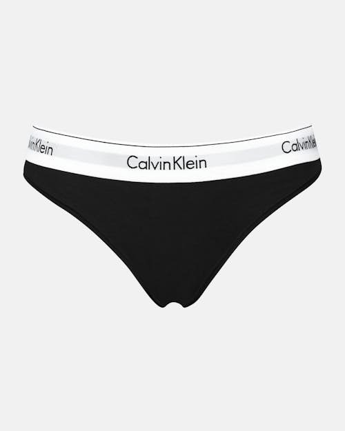 Calvin Klein Underwear Thong 2pk Black, Women