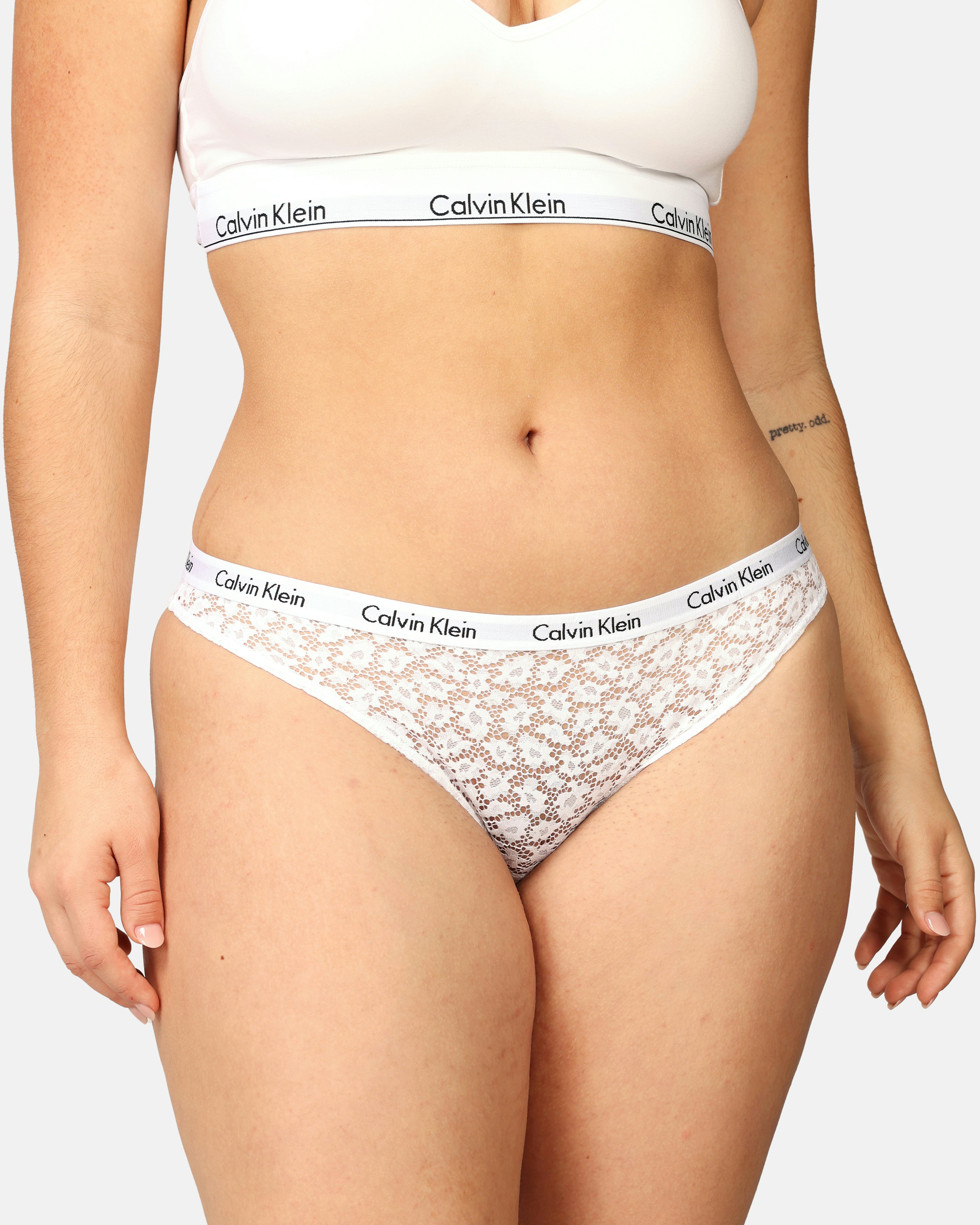 Calvin Klein Underwear Panties - Carousel Brazilian Briefs White, Women