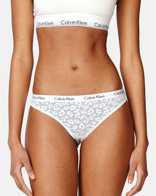 Calvin Klein Underwear Trosor - Modern Cotton Thong Vit till dam
