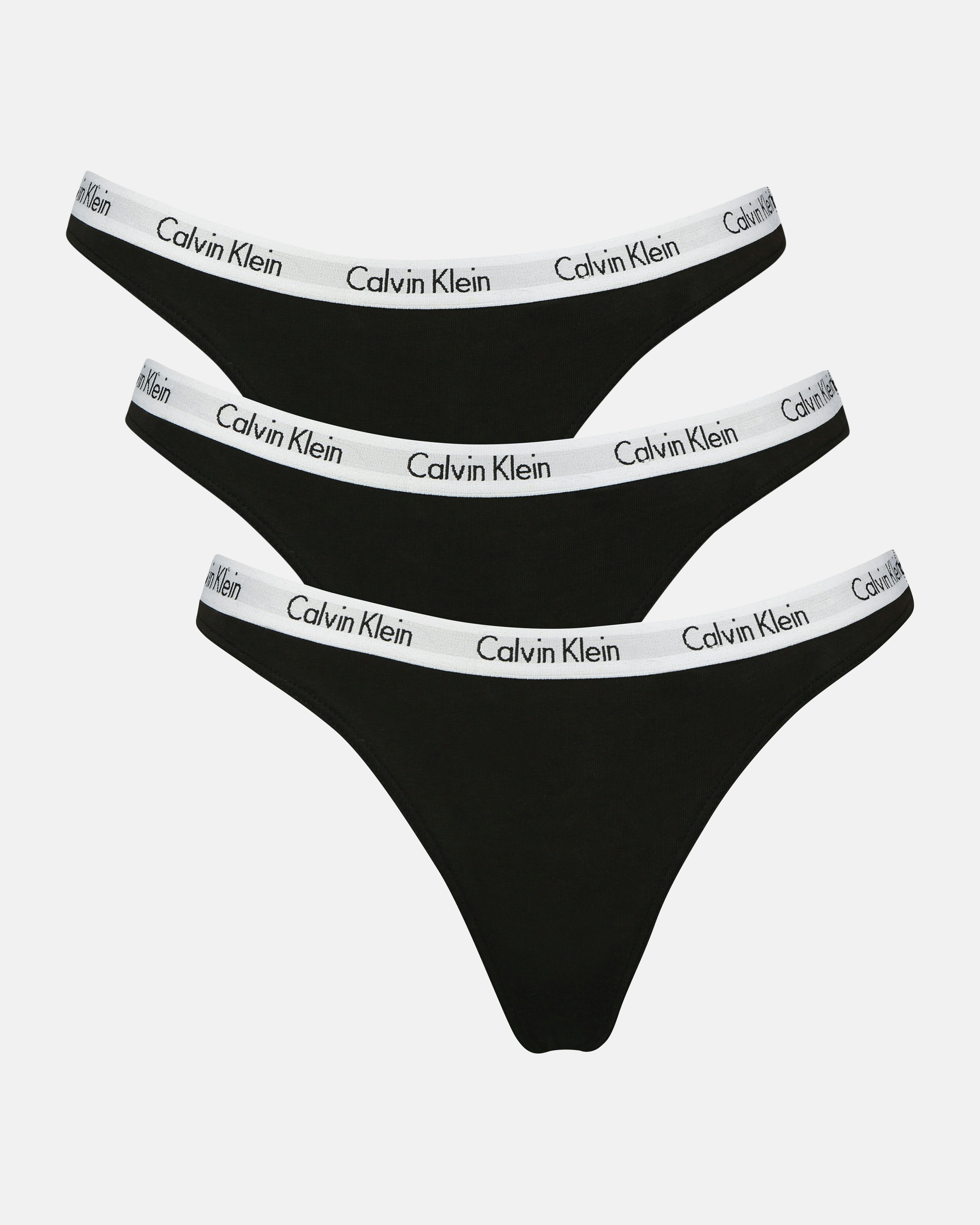| Thong 3pk Klein Junkyard Calvin Women | Black Underwear