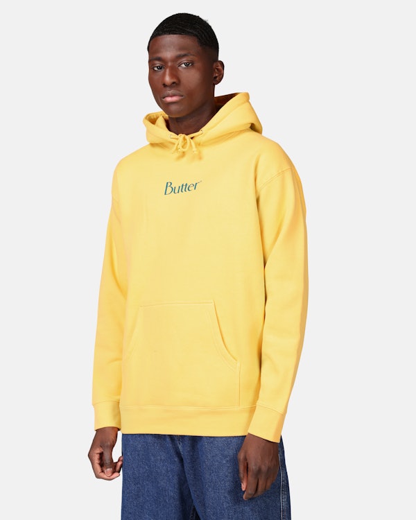 Butter Goods Hoodie Classic Logo Persika till herr Junkyard