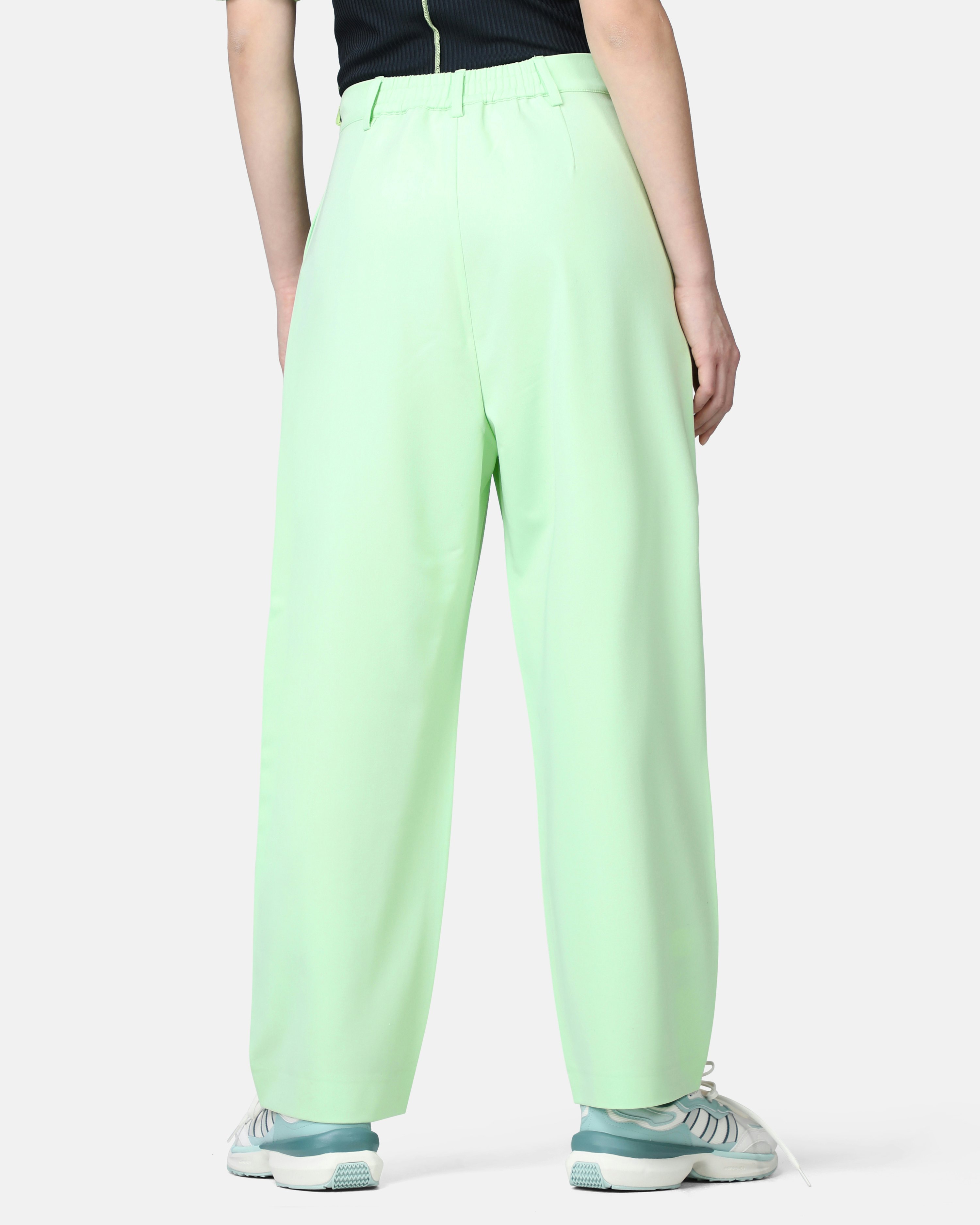 ONLY Tall ONLJADA MERLE CIGARETTE PANTS - Trousers - vibrant green/green 