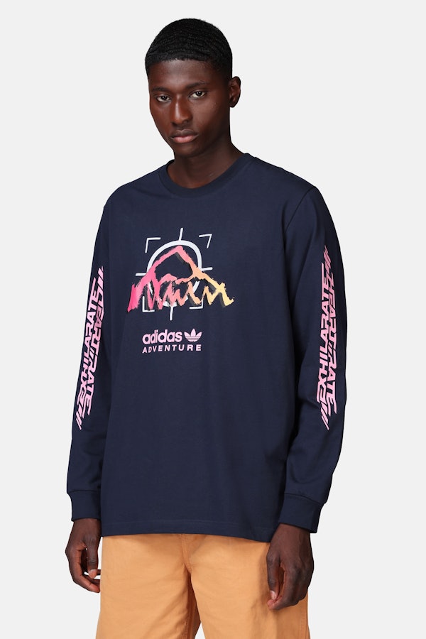 Adidas linear long sleeve t-shirt Clearance