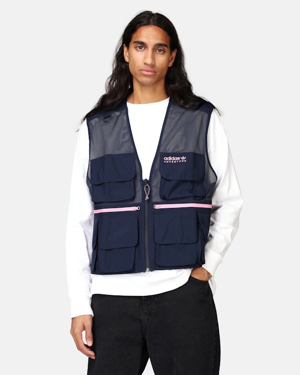 Buy Vintage 90s Adidas Adventure Multipocket Tactical Pocket Vest / Large /  Cream Brown / Avs4 Online in India 