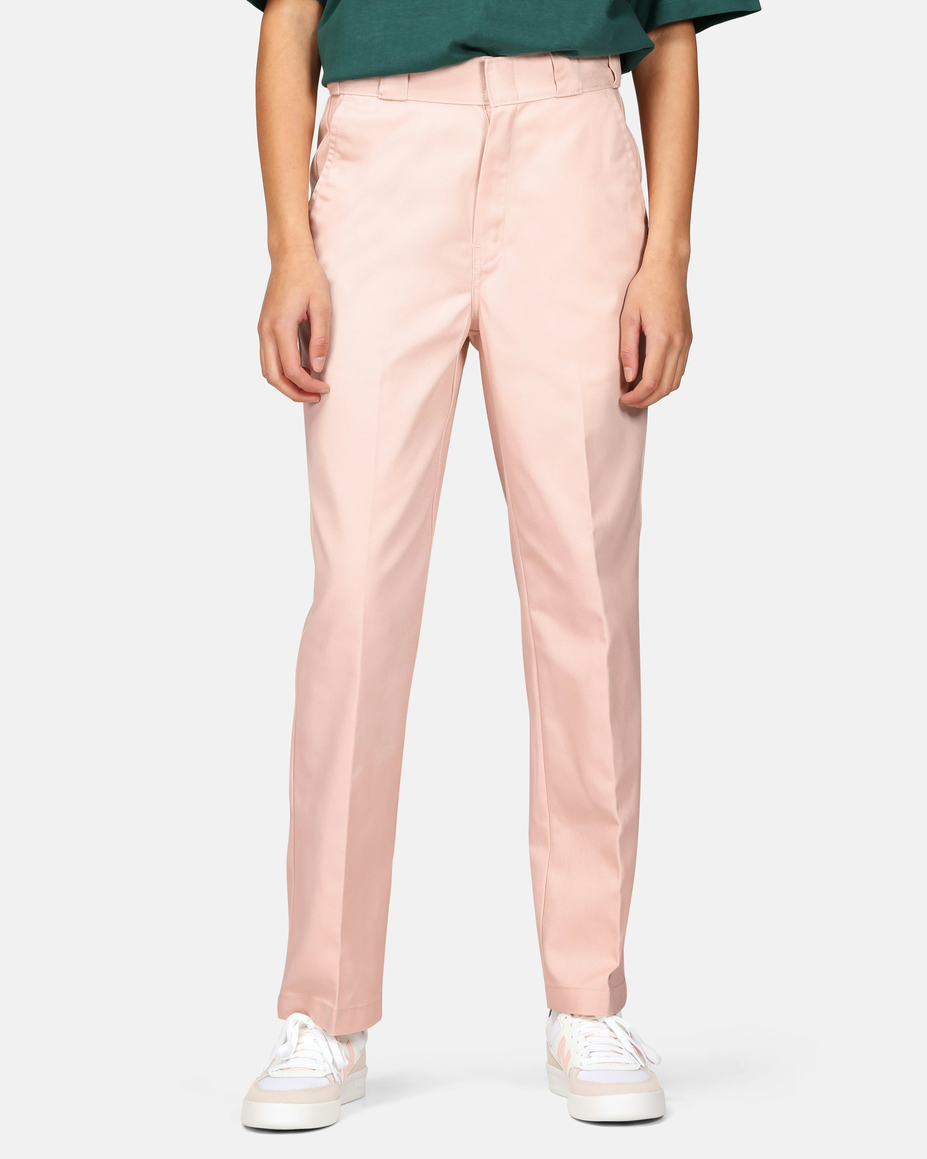 DICKIES ELIZAVILLE W CHINO PANTS LIGHT PINK