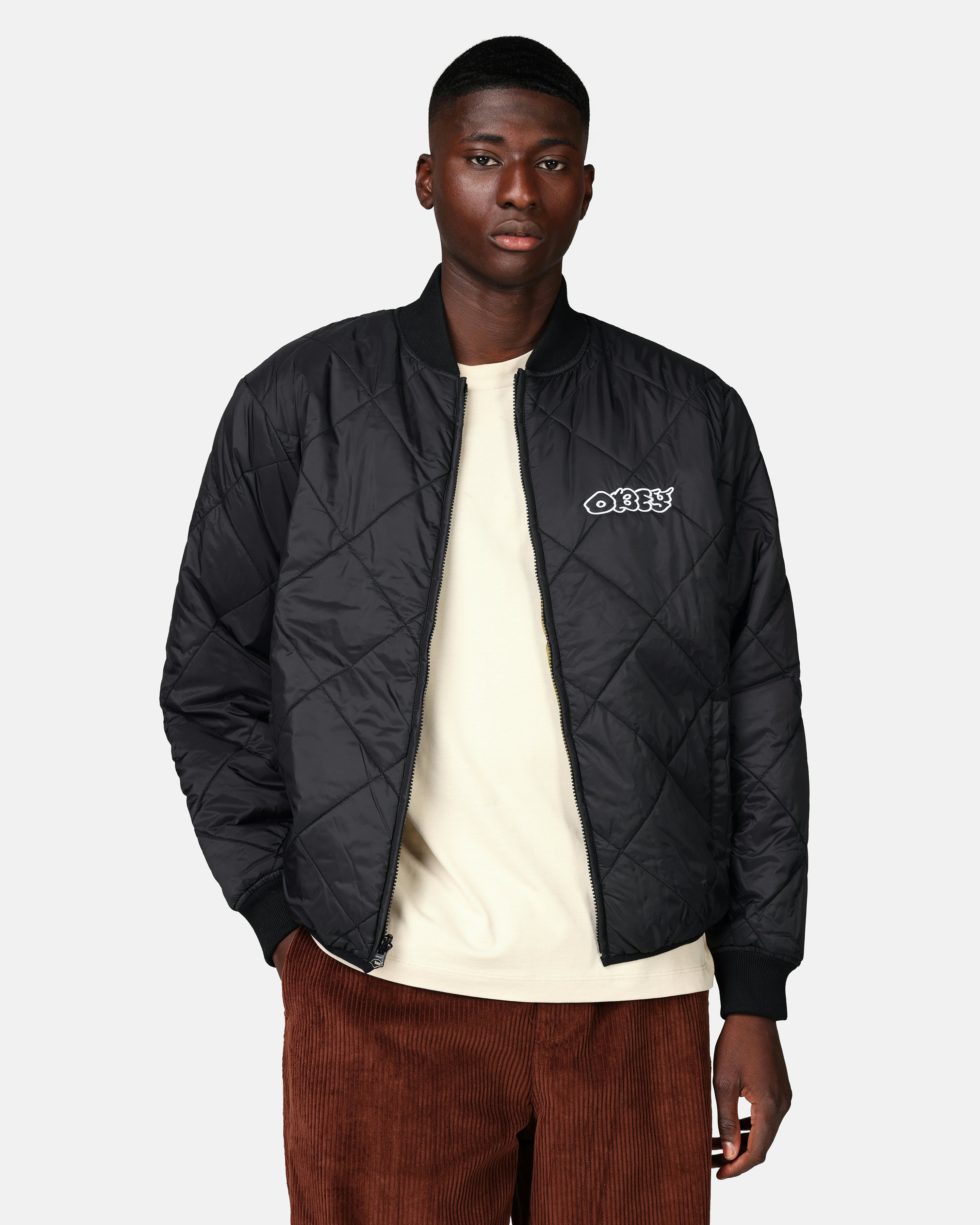 Obey discount black windbreaker