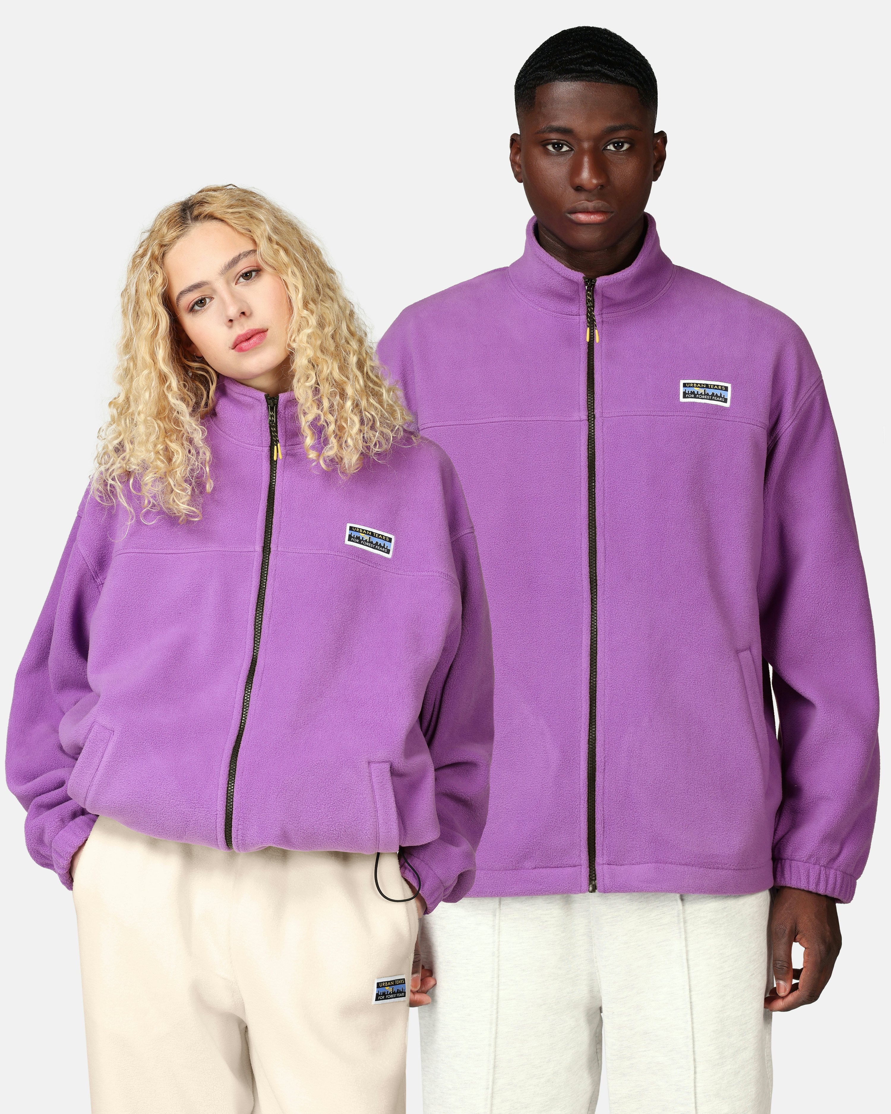 JUNKYARD Zip Fleece - Stronger Fleece Light purple | Women 