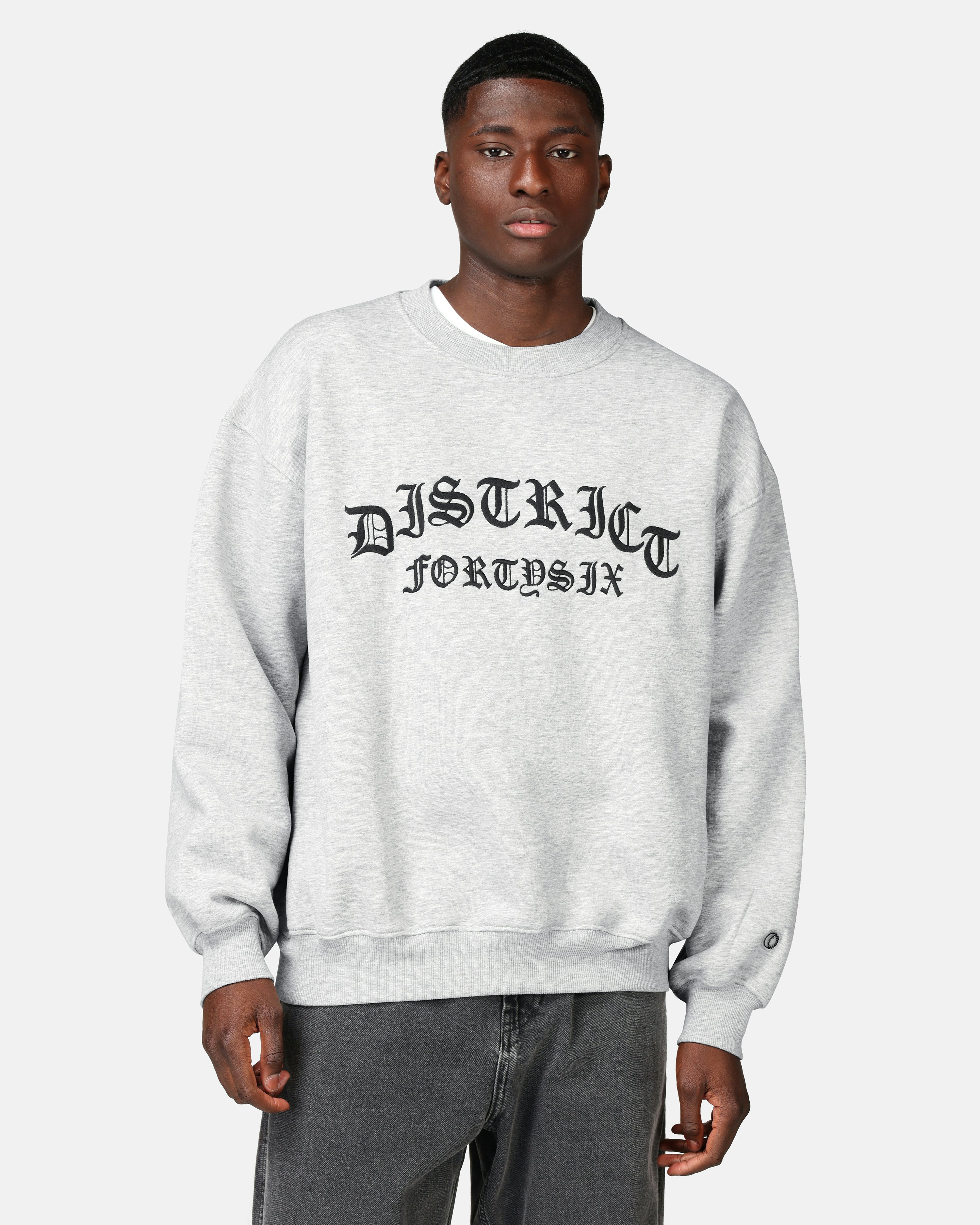 District 46 Athletics Skate Crewneck Off white Men Junkyard