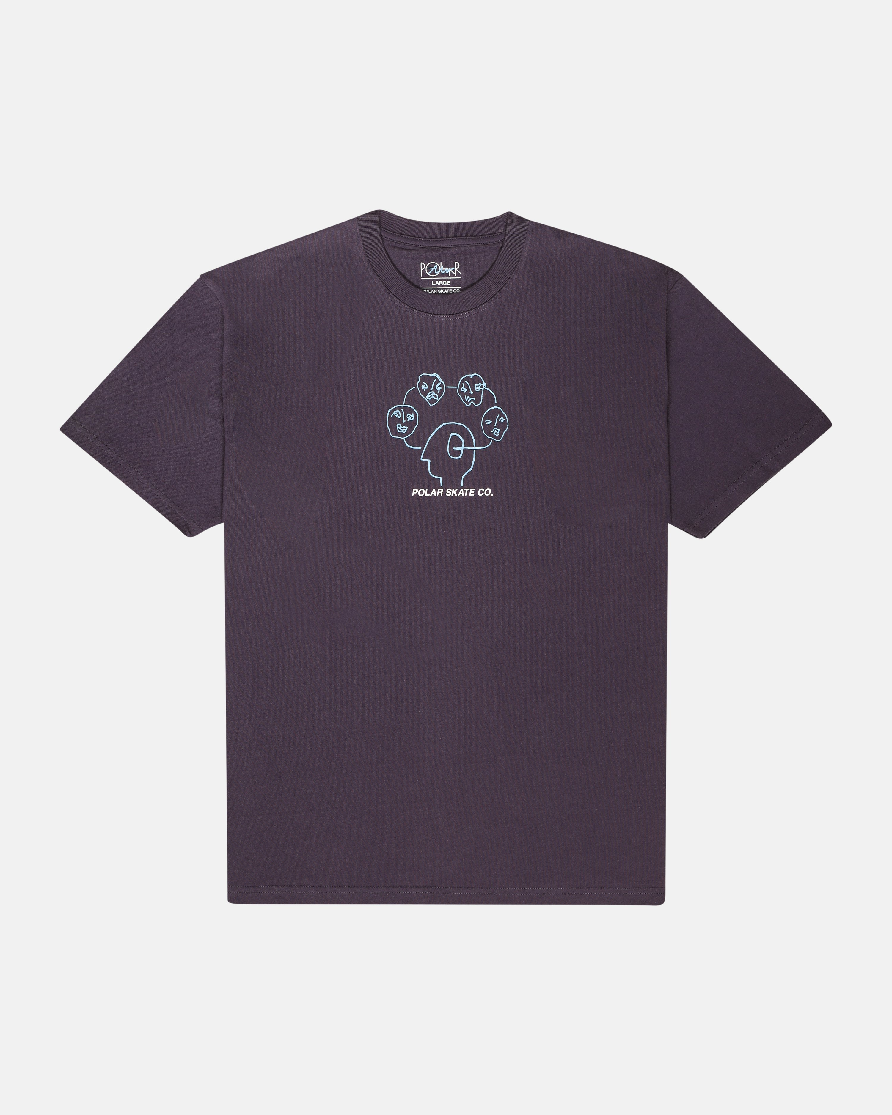Polar Skate Co. Shirt - Velour Polo Burgundy | Men | Junkyard