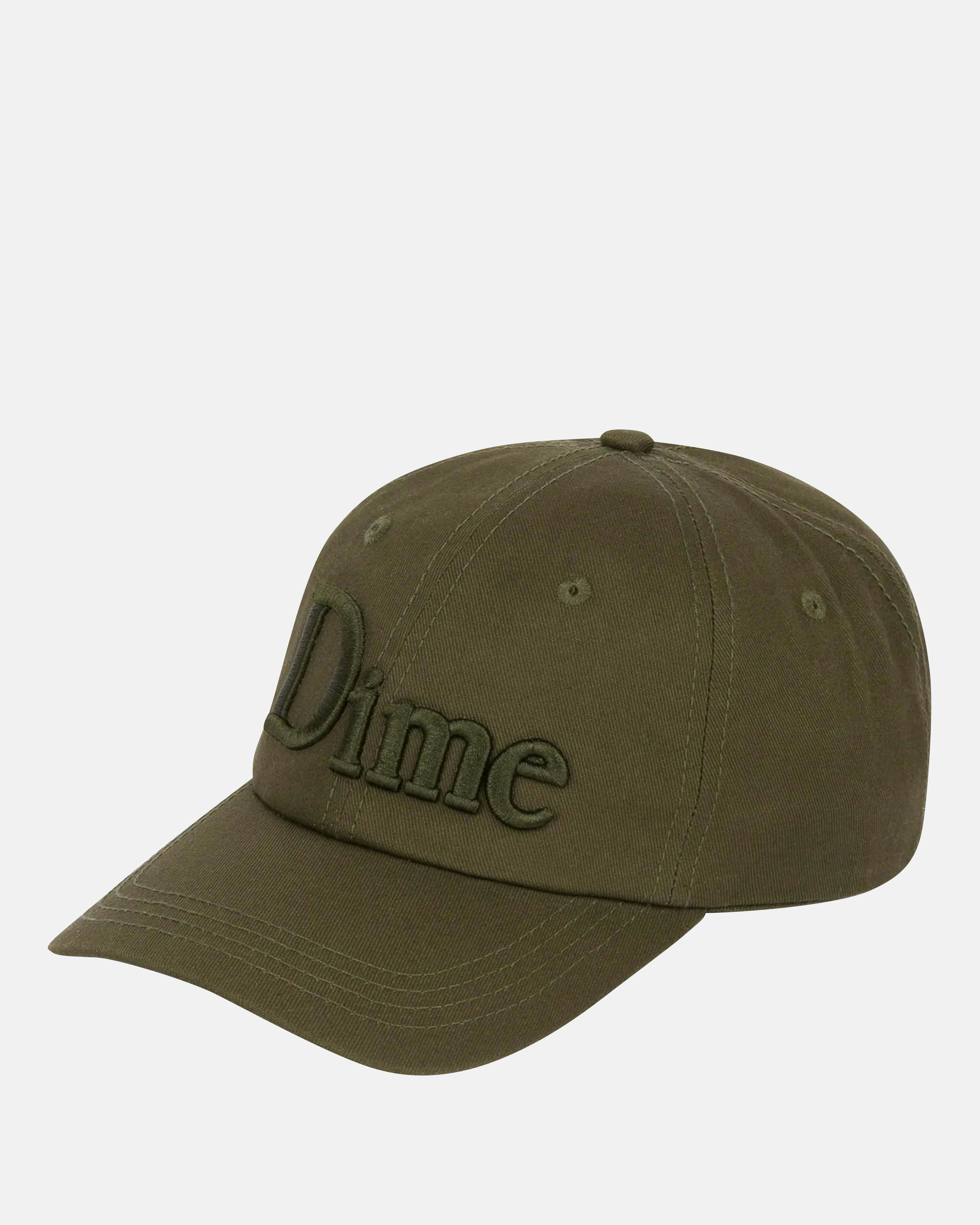 Dime Classic 3D Cap Olive green | Unisex | Junkyard