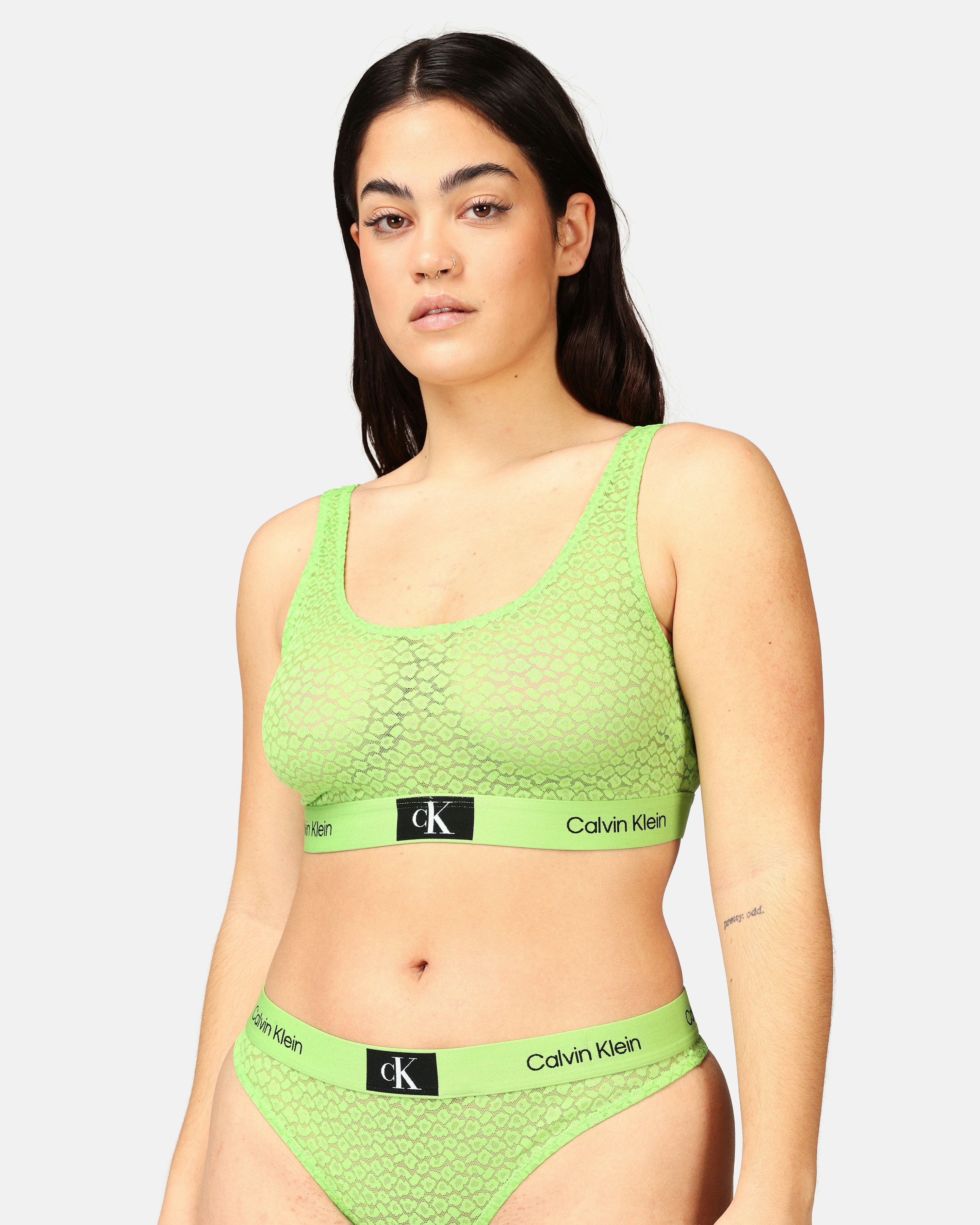 Calvin Klein Underwear Bra - Unlined Green, Women