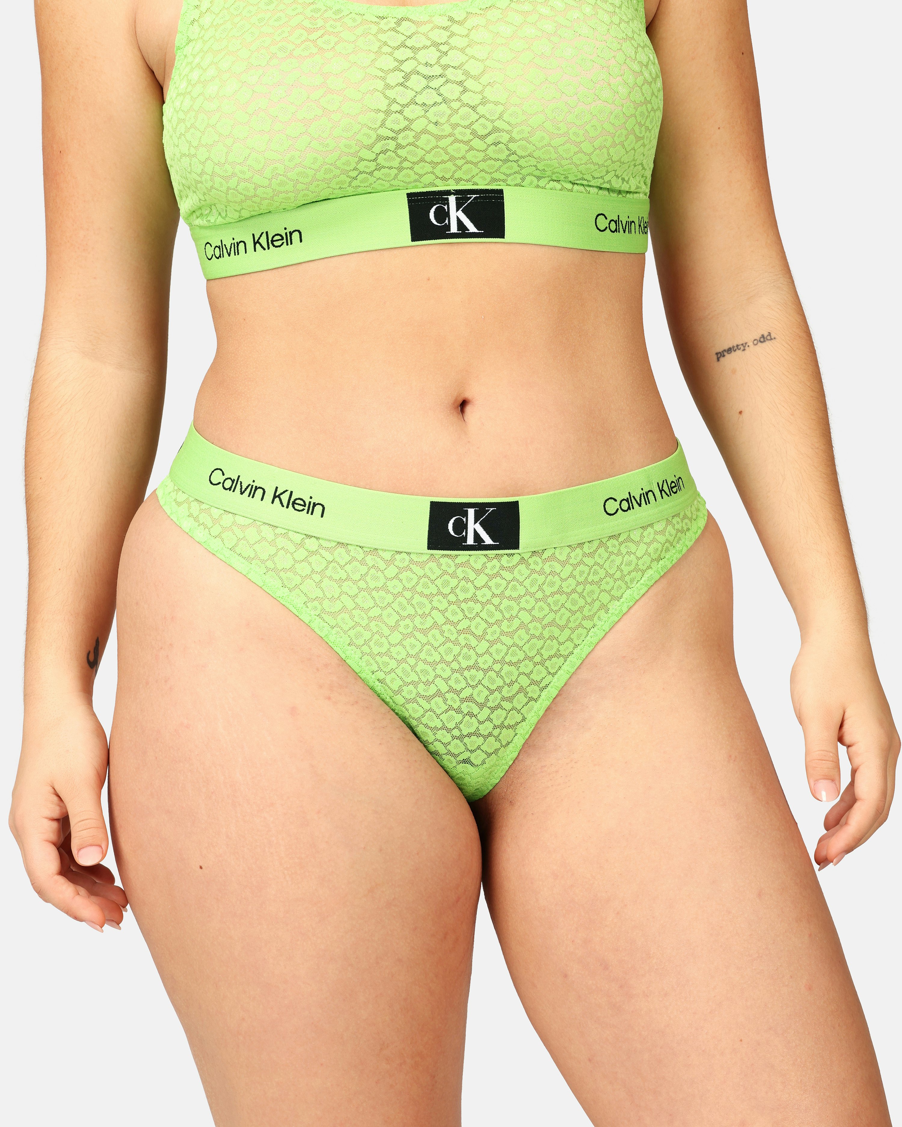 Calvin Klein Underwear Panties - Modern Cotton Thong Green