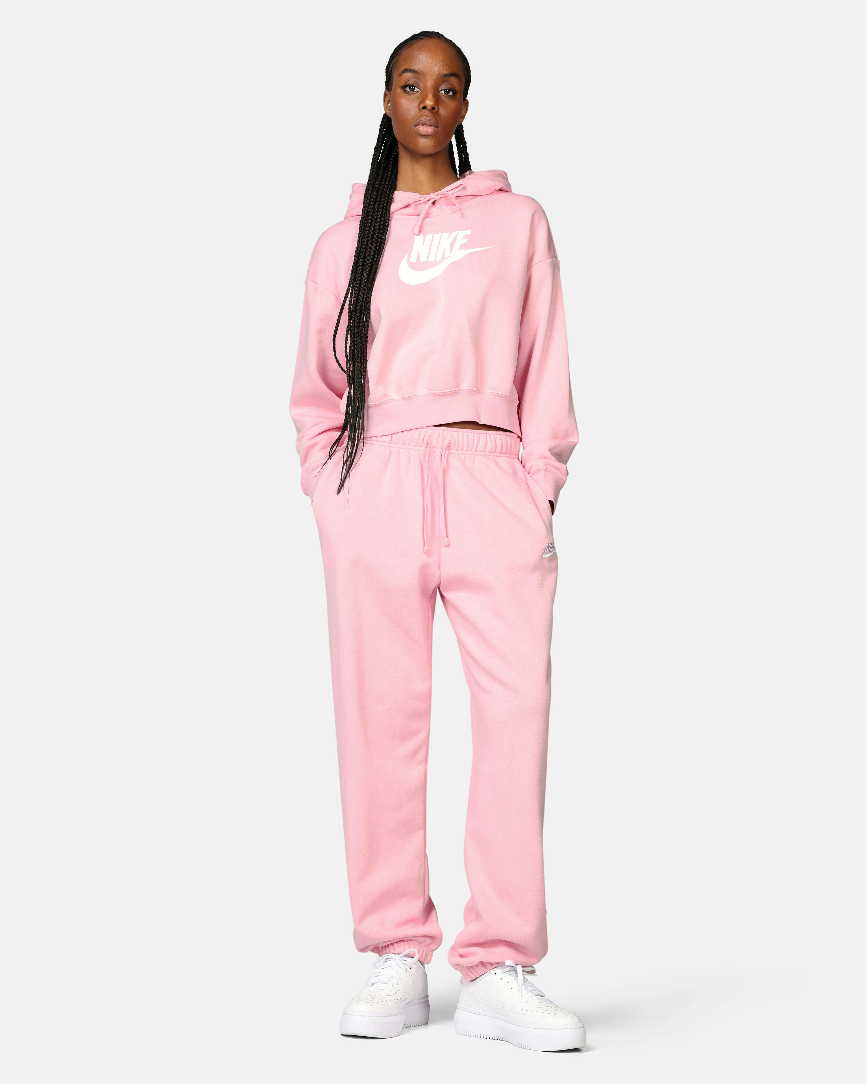 Nike Women's Gym Vintage Cropped Sweatpants In Pink
