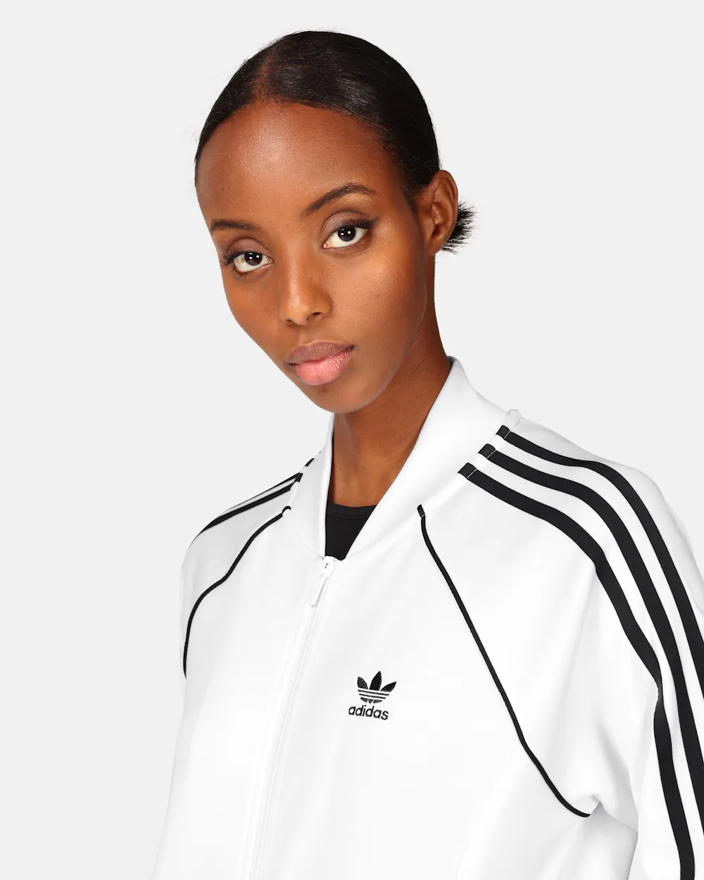 adidas Track Jacket White | Women | Junkyard