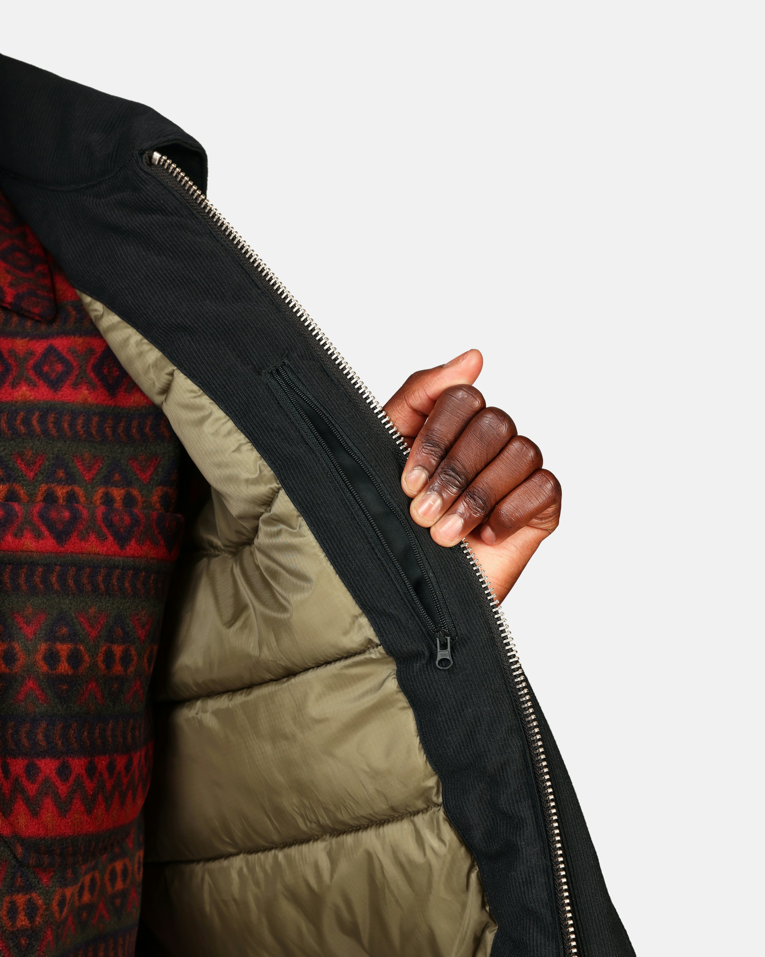 ジャケット・アウター yoke military padded jacket Yôke Padded Farmer Jacket Black | Men | Junkyard
