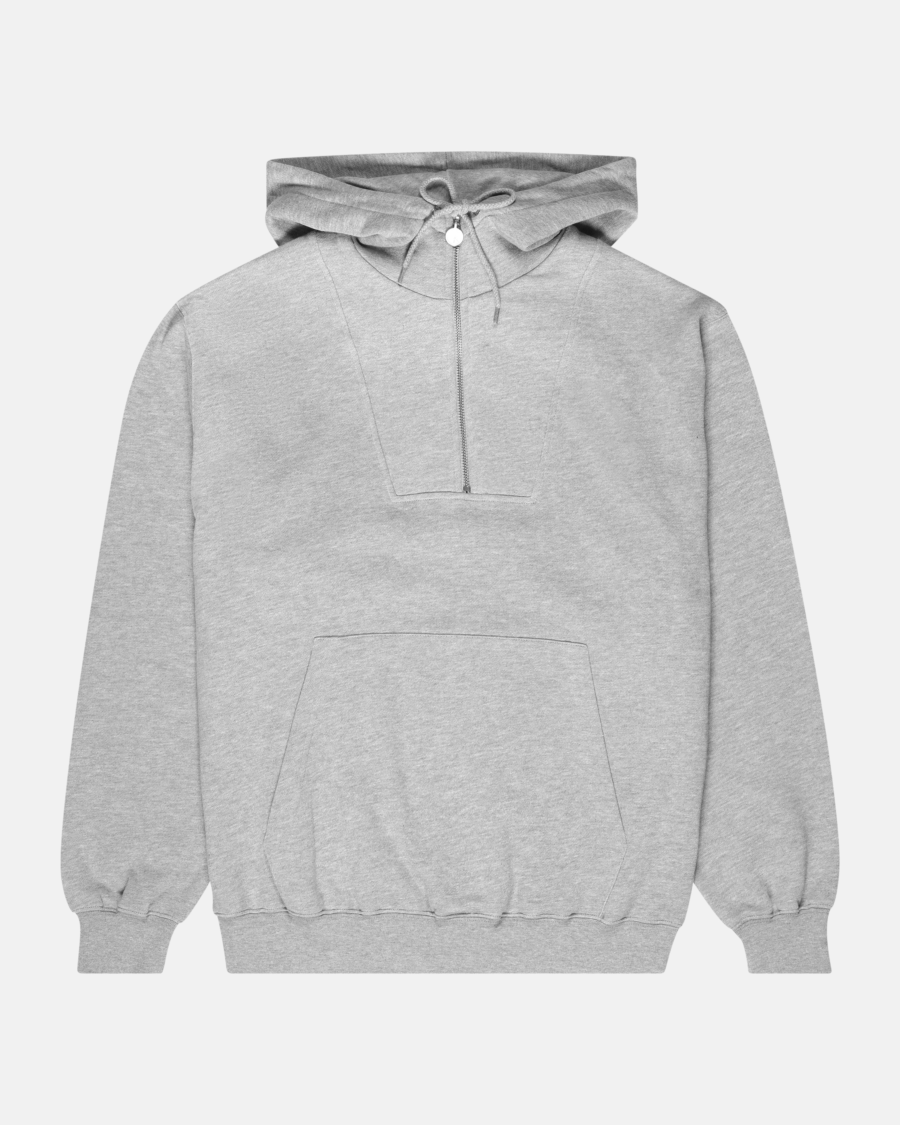 Polar Skate Co. Hoodie - Half Zip Grey | Unisex | Junkyard