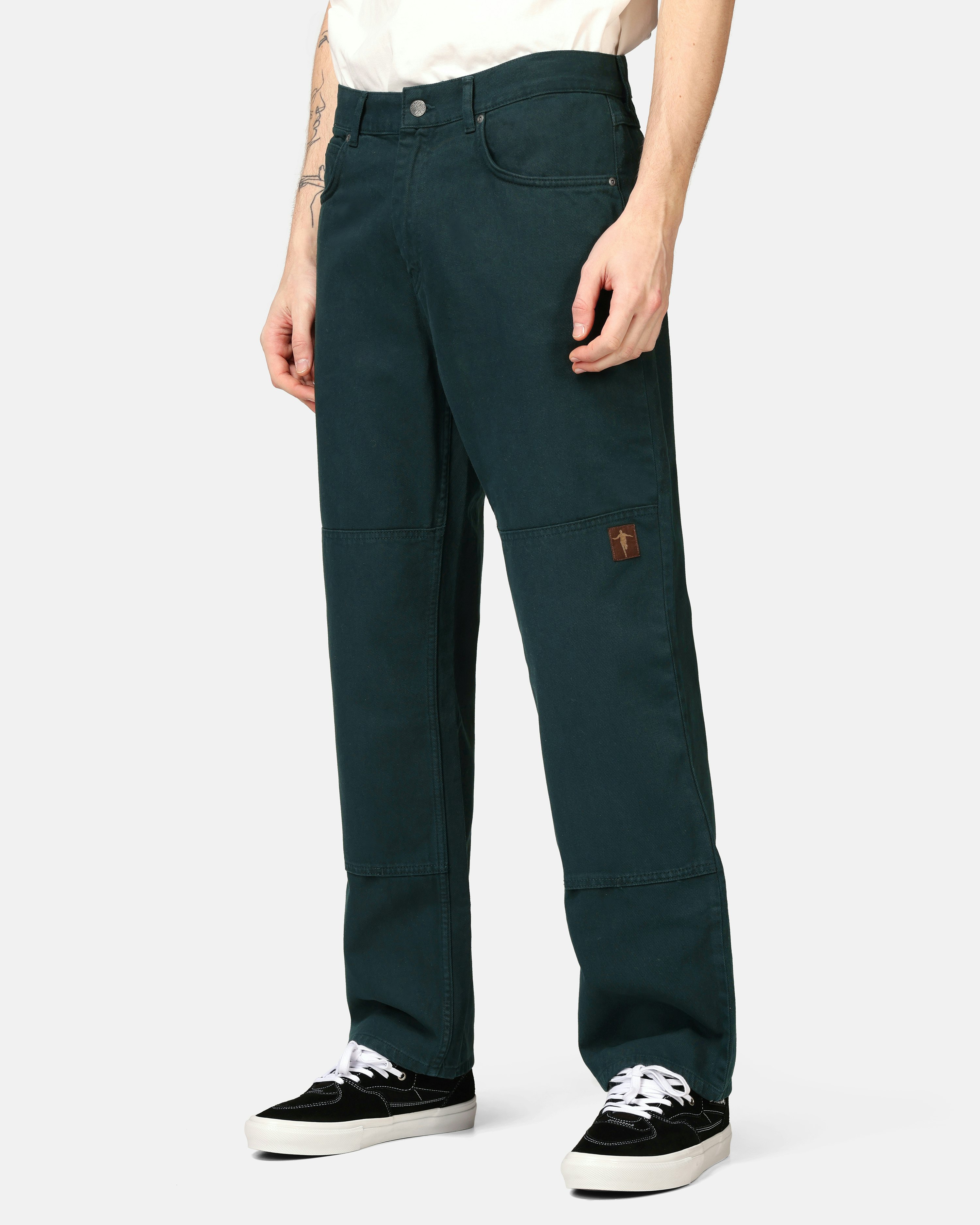 Hockey Jeans- Double Knee Jean Dark green | Men | Junkyard