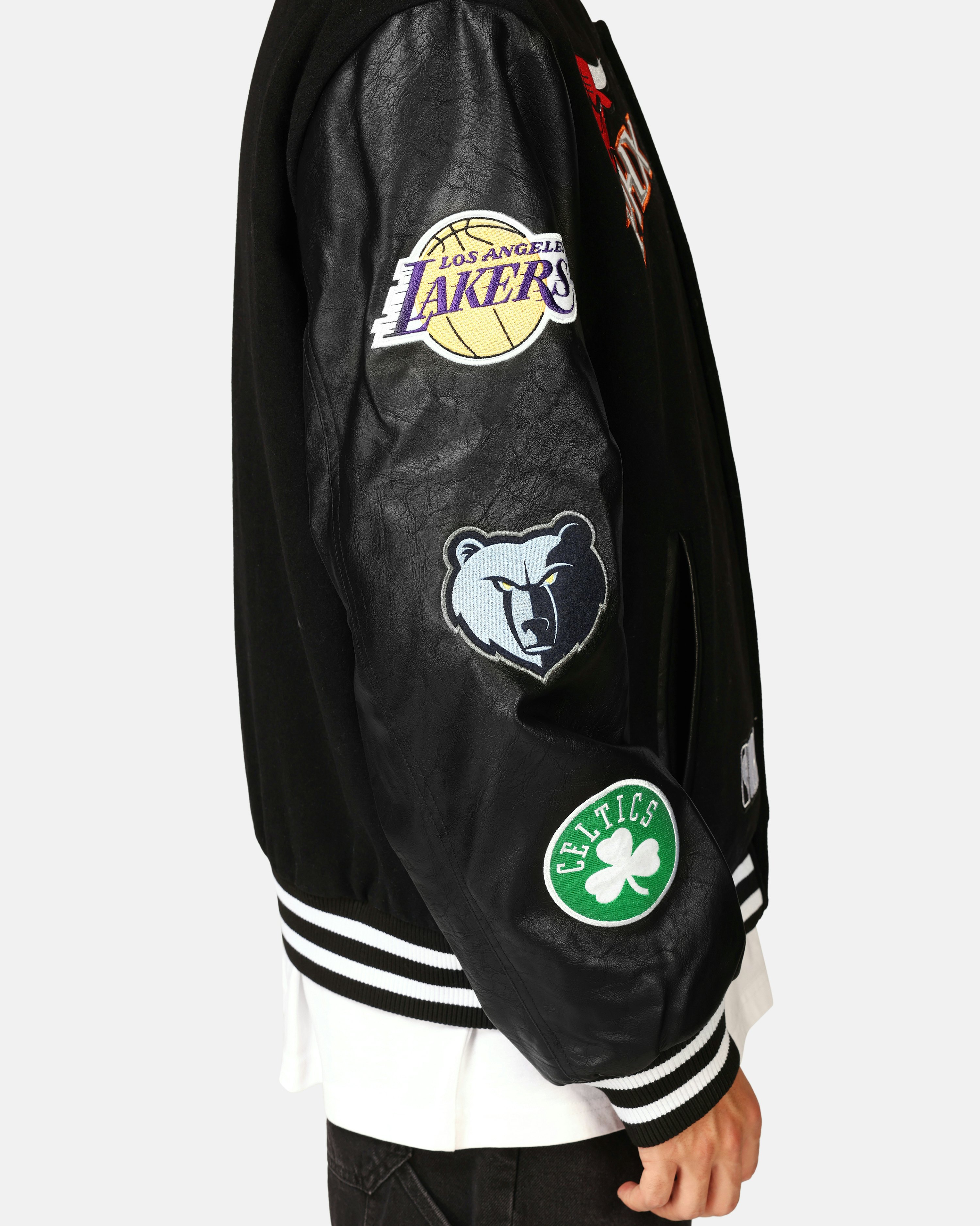 NBA BLAZERS ボンバージャケット 黒 美品 JH Design スタジャン NBA 黒 XL ボンバージャケット