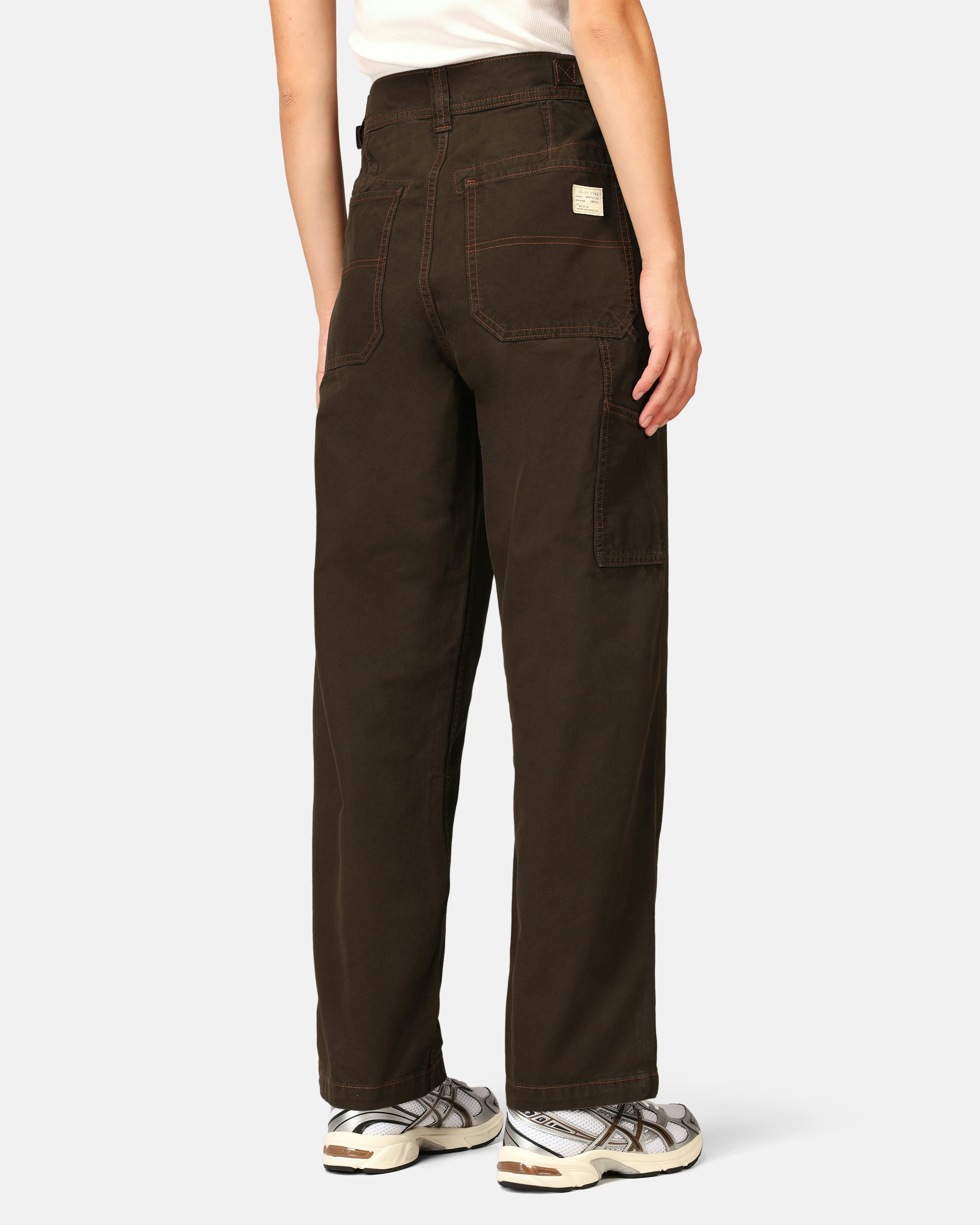 Yôke Work Canvas Pants Brown | Men | Junkyard
