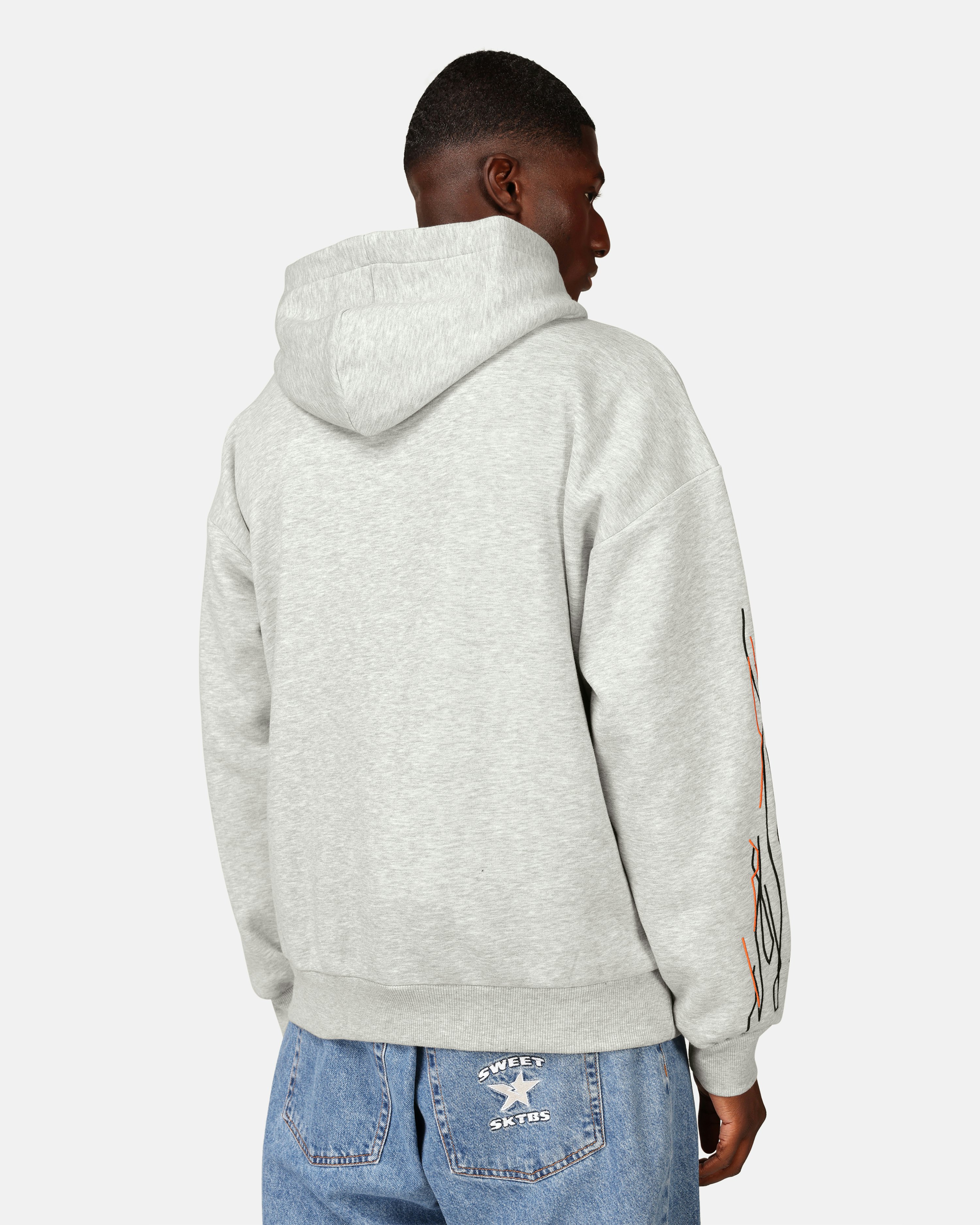 BEYOND MEDALS Angel Hoodie Grey melange, Unisex