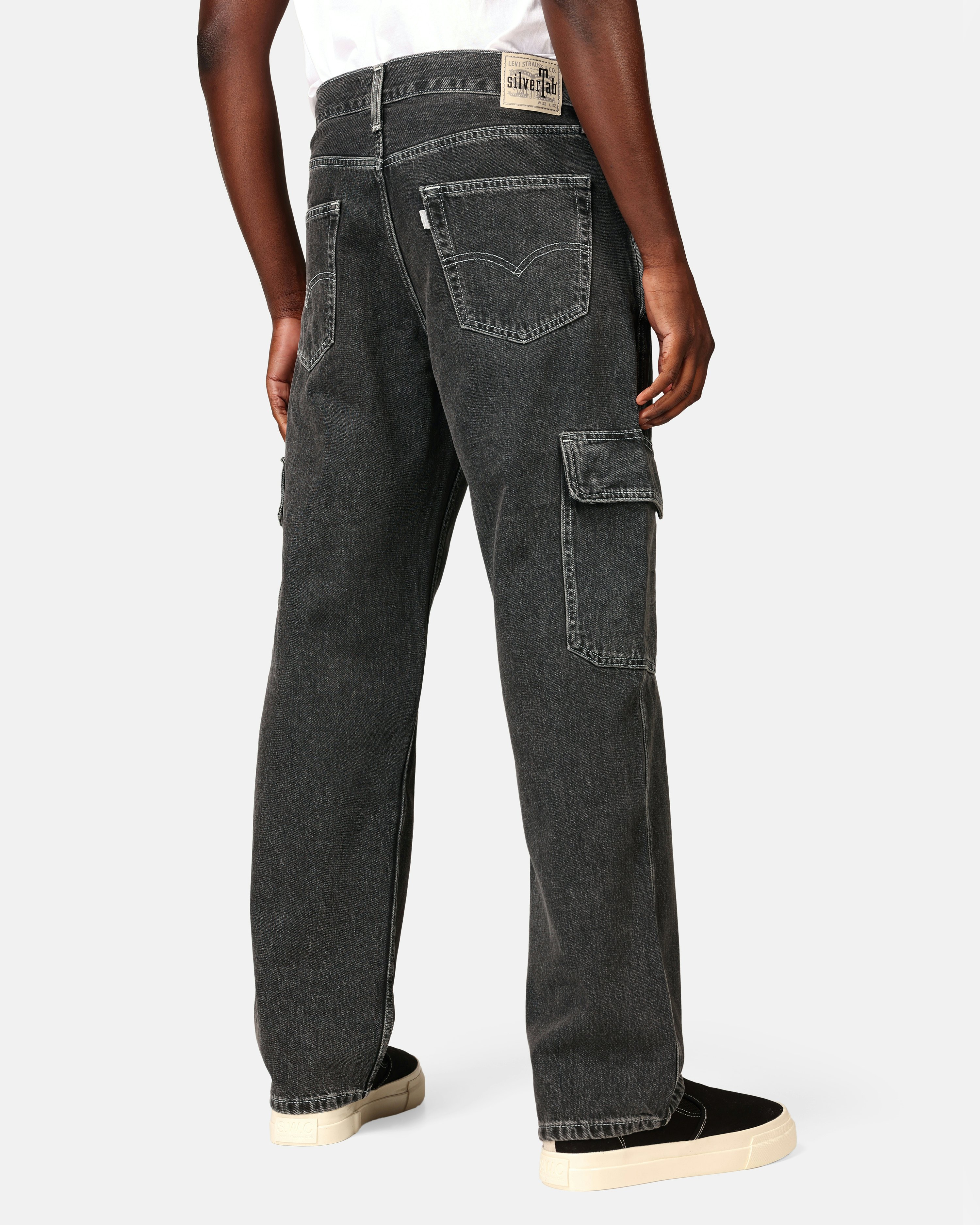 Levi's Silvertab™ Loose Cargo Jeans Black | Men | Junkyard