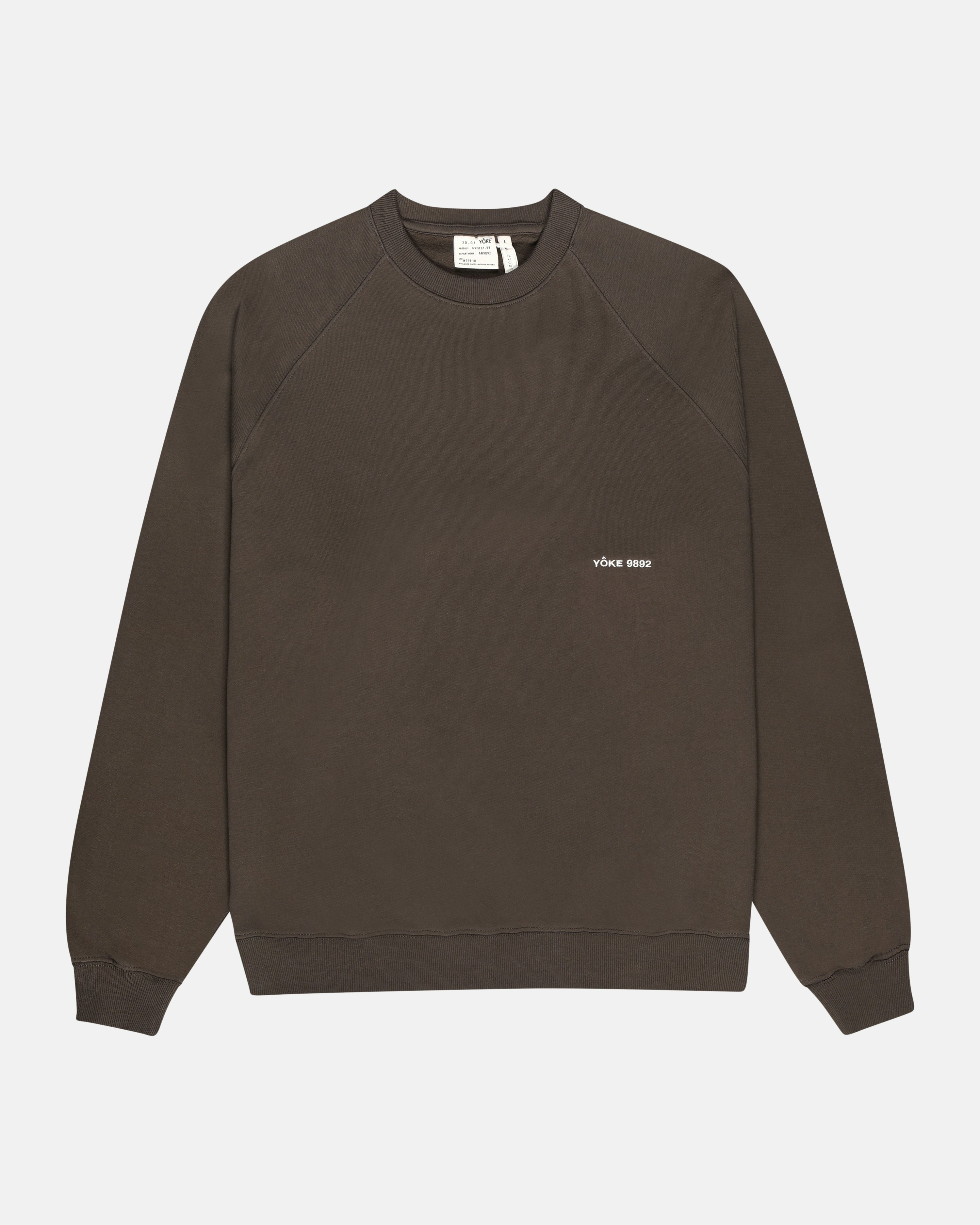 Yôke AC Crewneck Brown | Men | Junkyard