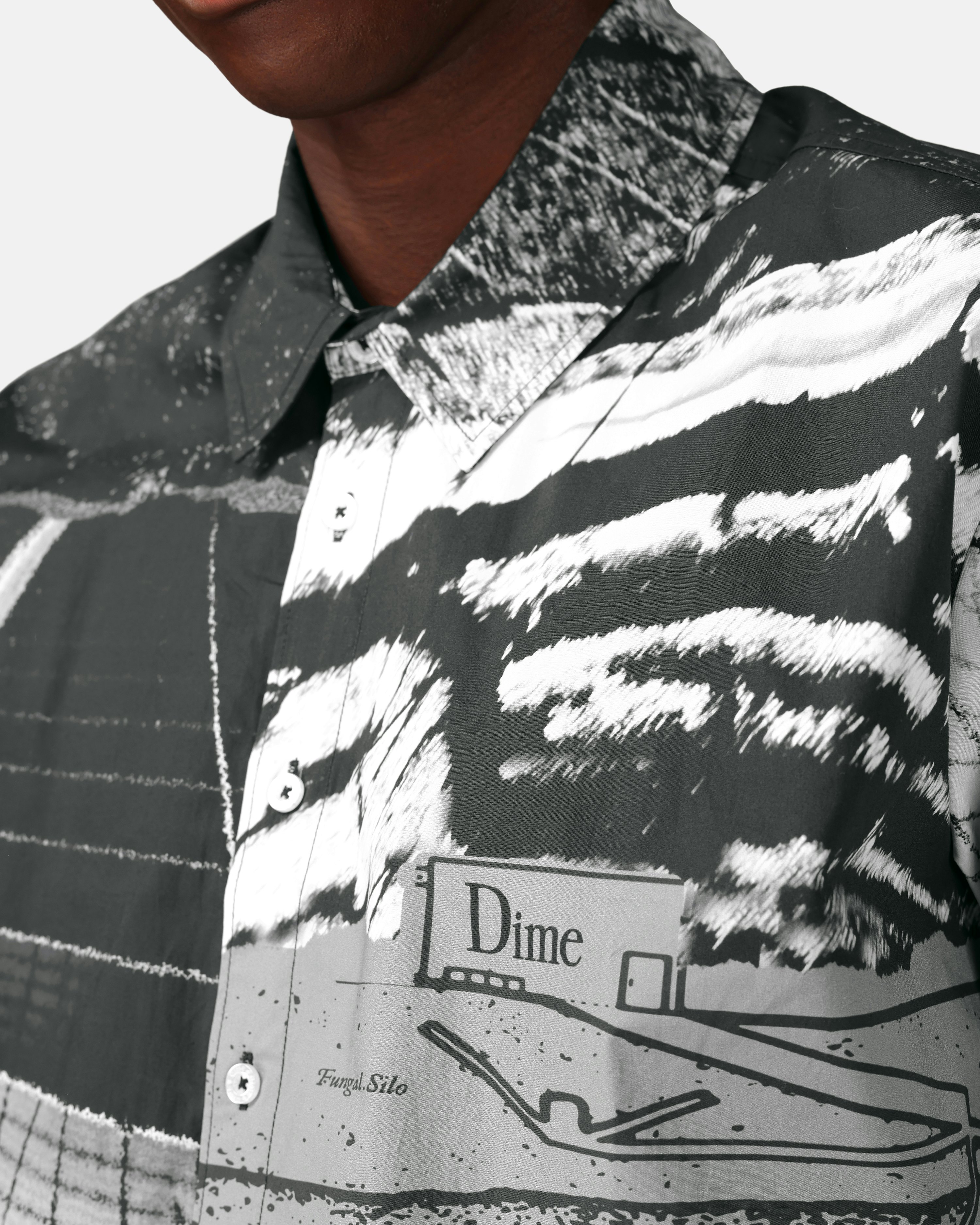 Dime Shirt- Secret Button Grey | Unisex | Junkyard