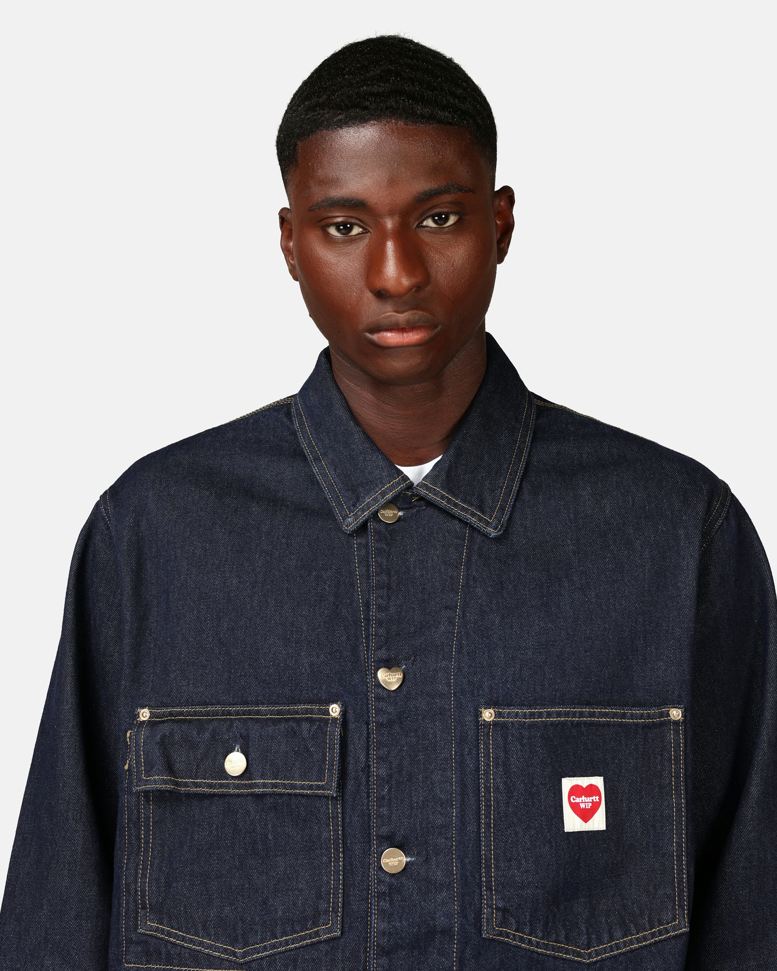 Carhartt wip denim clearance jacket