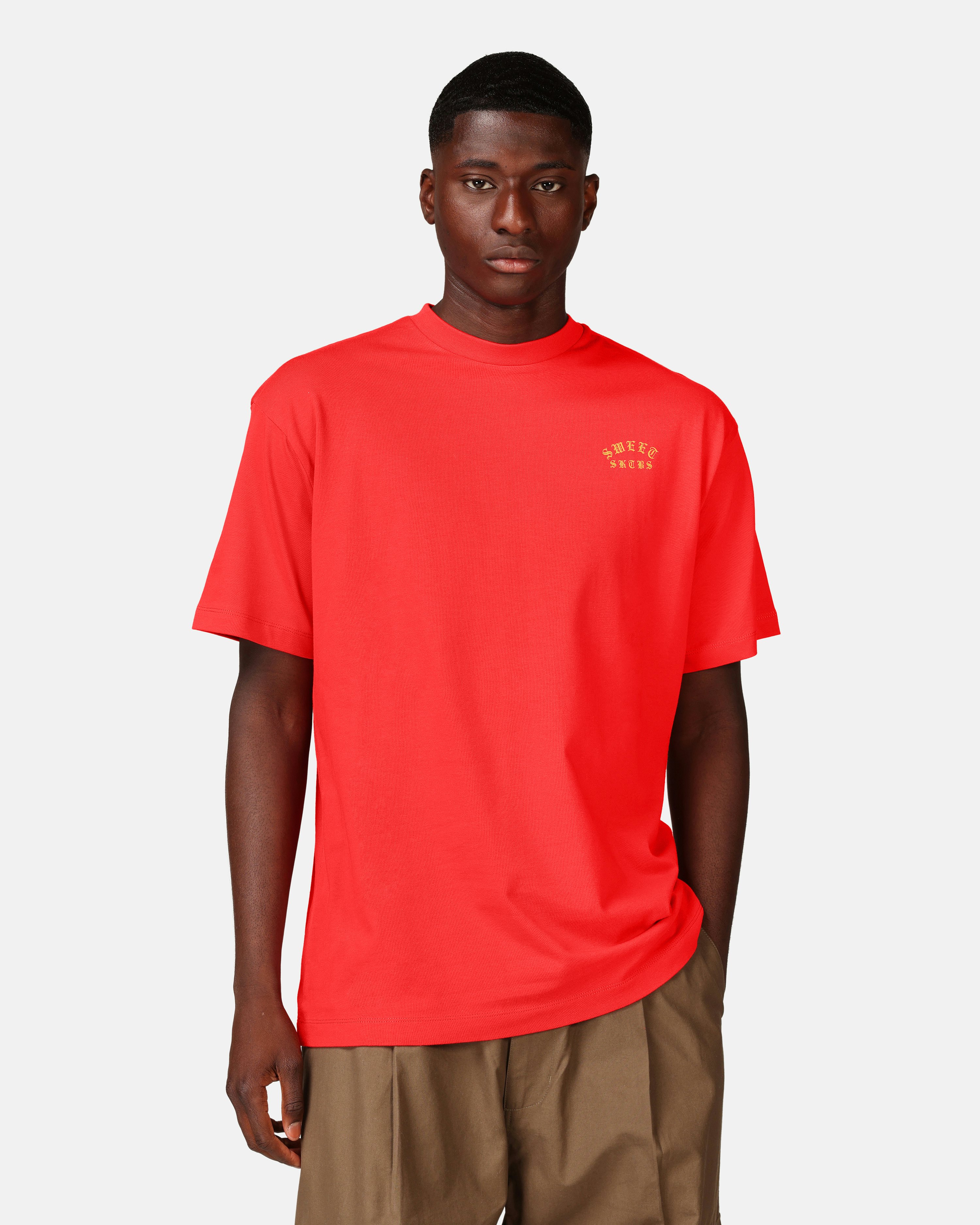 SWEET SKTBS Dragon T-Shirt Red | Men | Junkyard