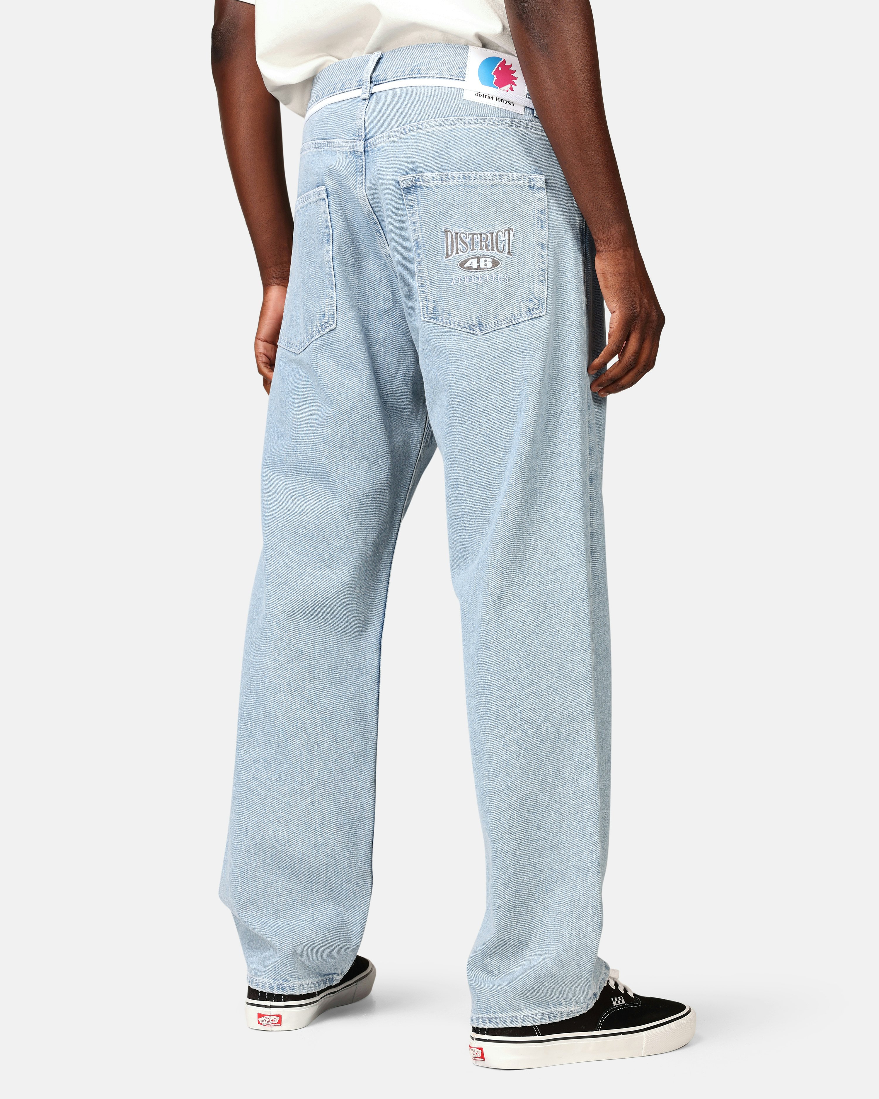 District 46 Straight Leg Jeans Blue | Men | Junkyard