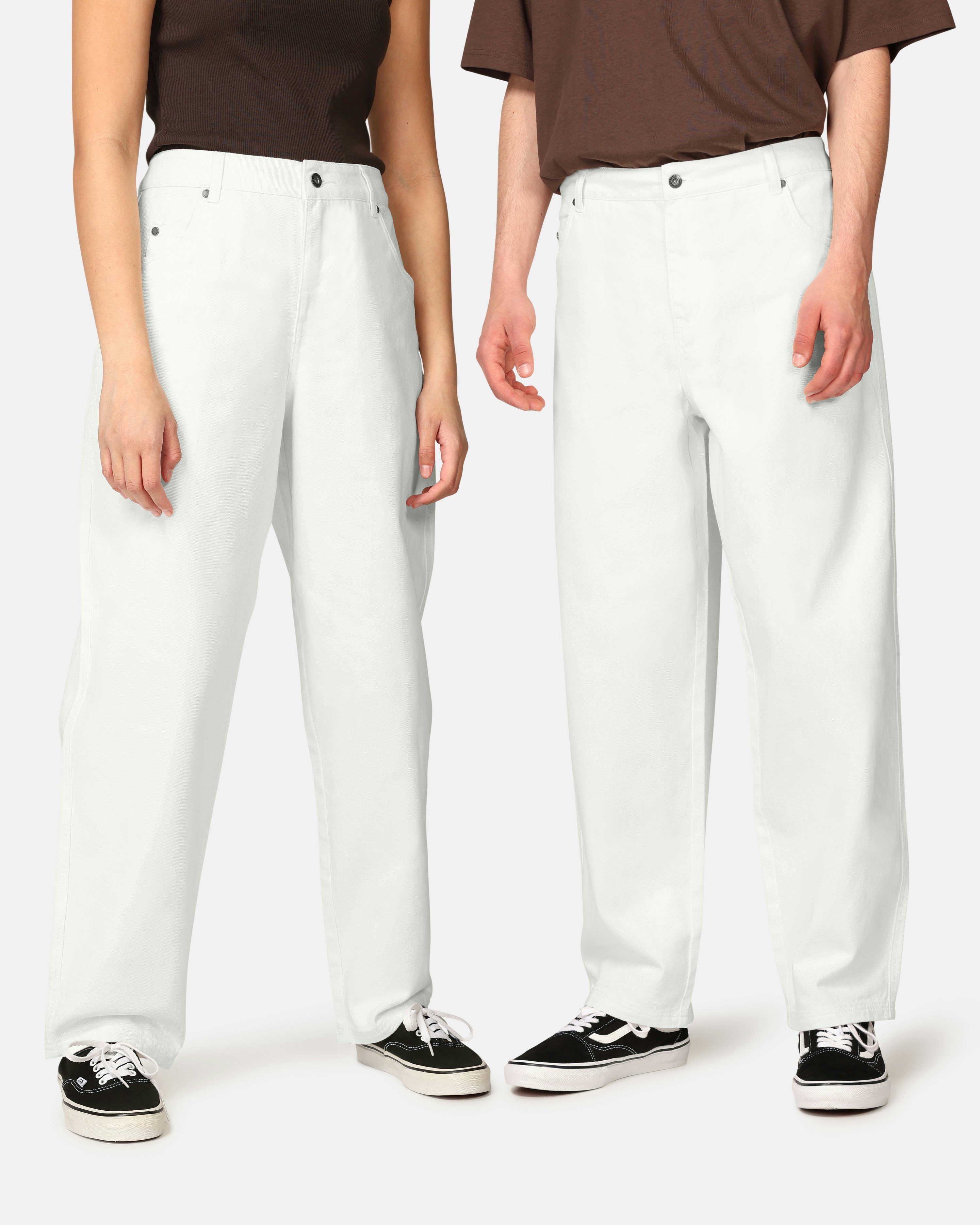 Dime Classic Baggy Denim Jeans Off white | Unisex | Junkyard