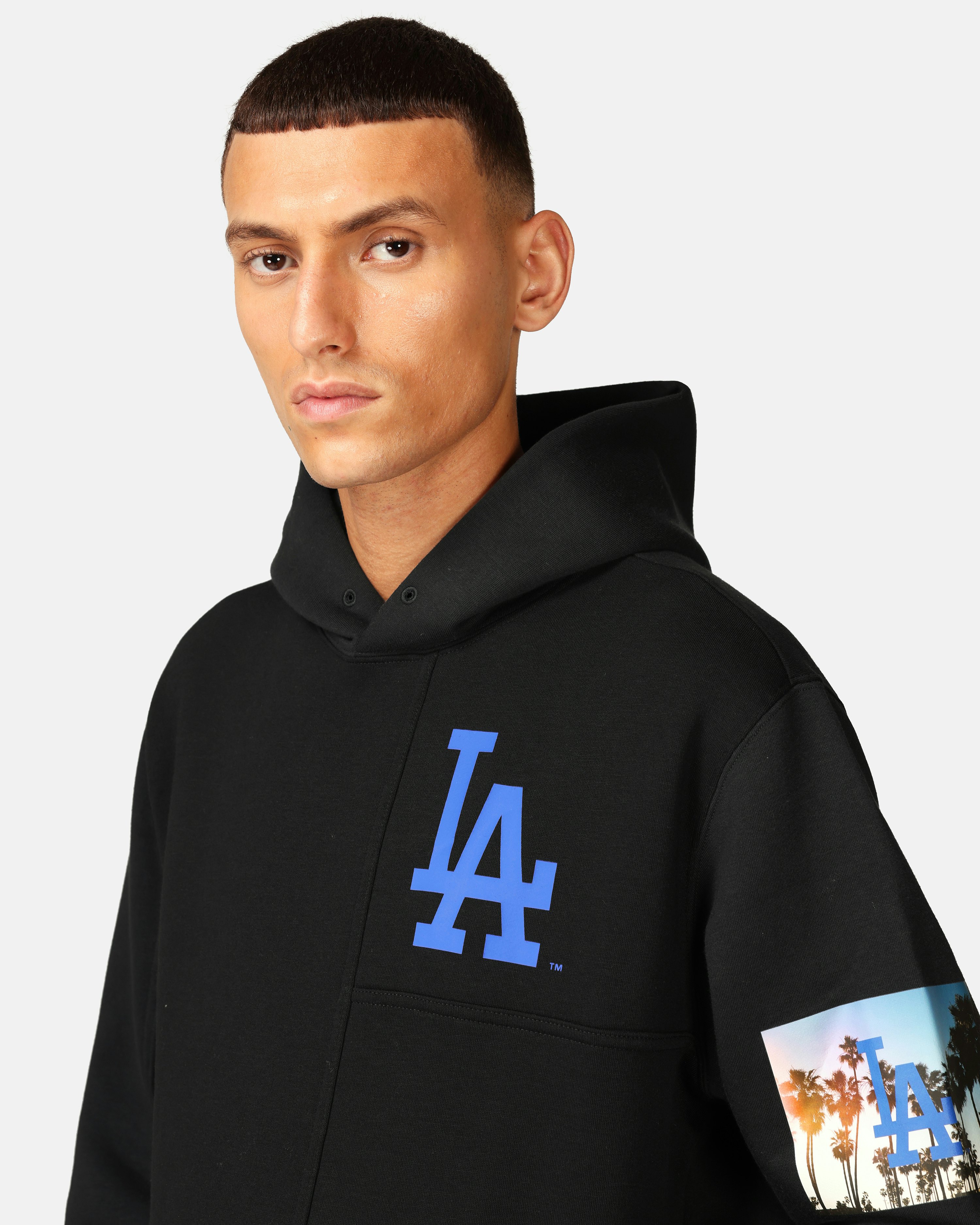 Champion MLB Los Angeles Dodgers Hoodie Black Men Junkyard