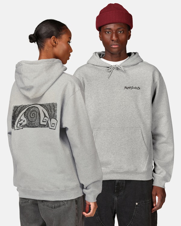 Polar Skate Co. Grey Hoodie Grå unisex Junkyard