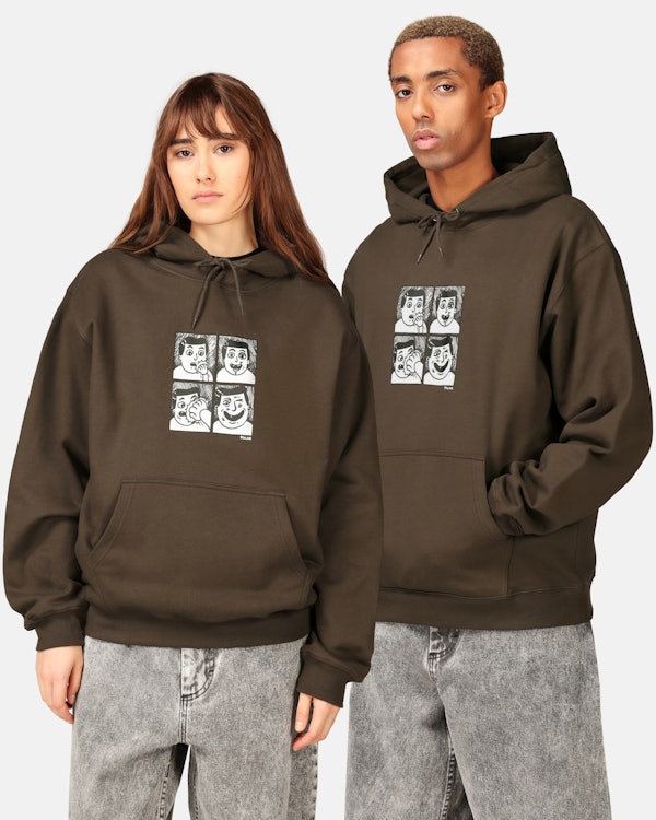 Polar Skate Co. Hoodie Relaxed fit Brun unisex Junkyard