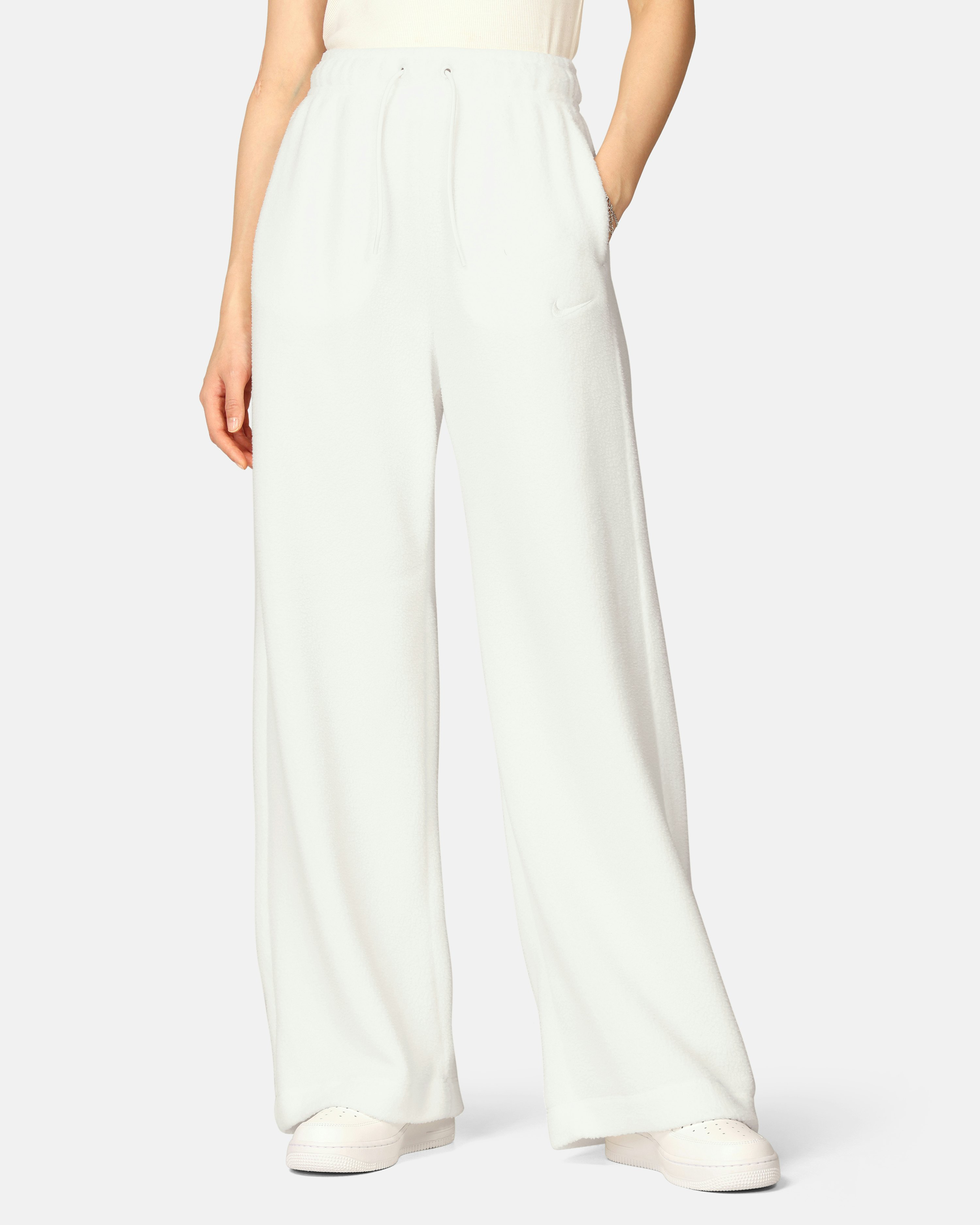 ★NIKE★W NSW PLUSH PANTS ロングパンツ★追跡可 Nike Plush Fleece Pants White | Women | Junkyard