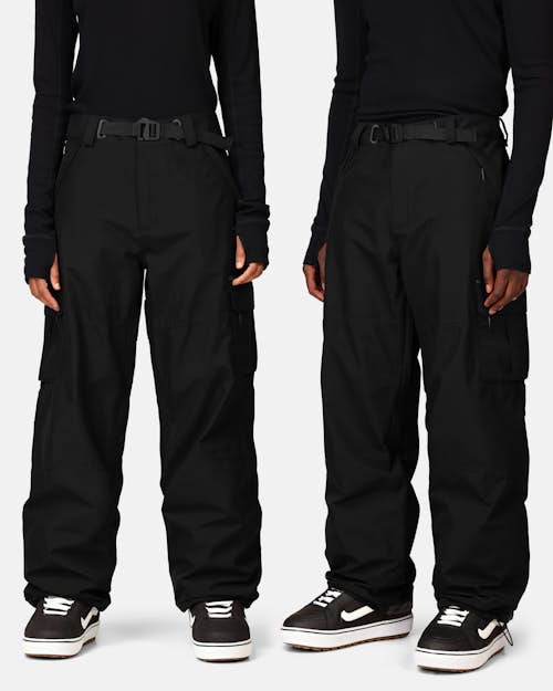 Pantalones de snowboard para hombre Volcom NWRK BAGGY PANT (BLACK