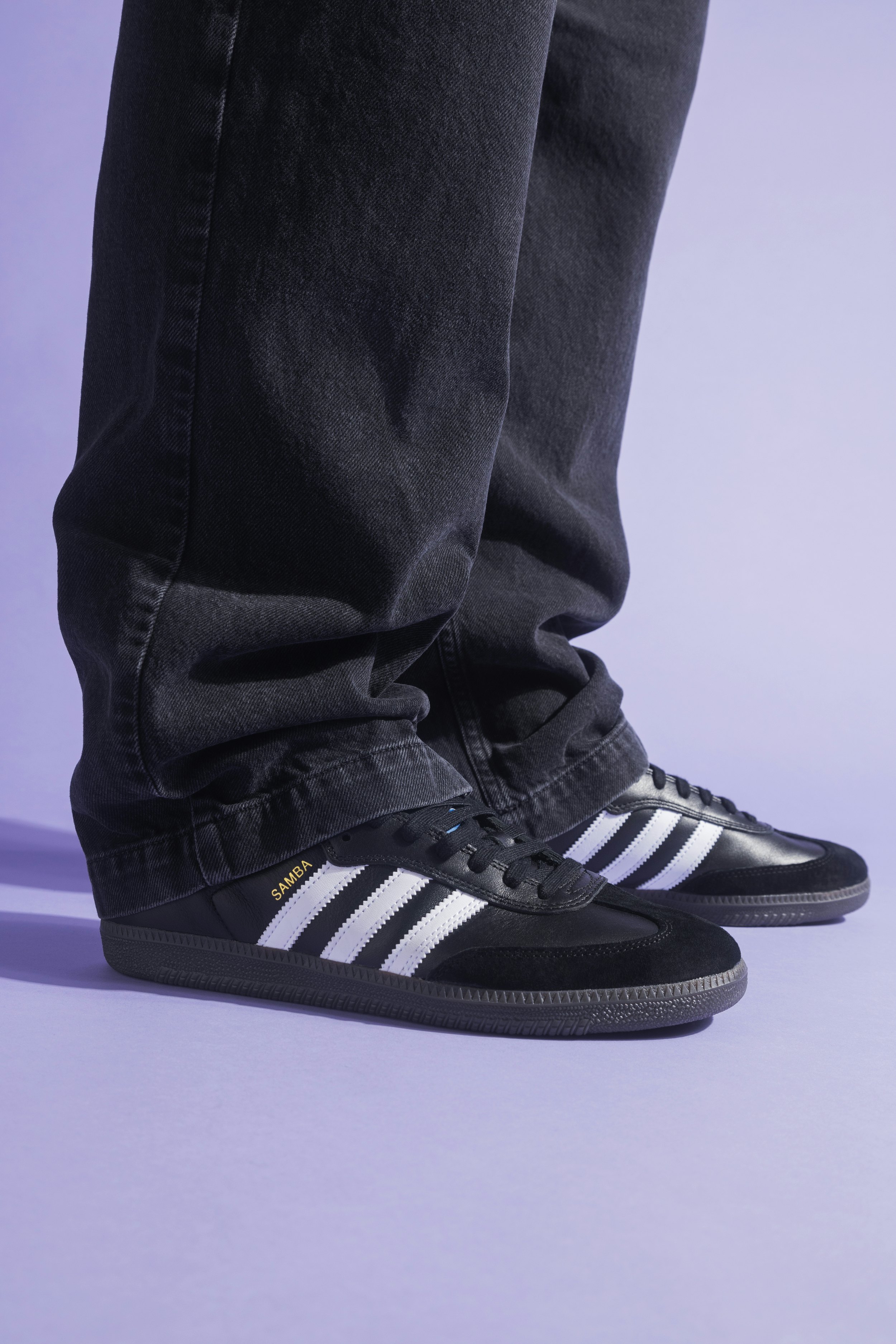 Adidas samba sales adv black