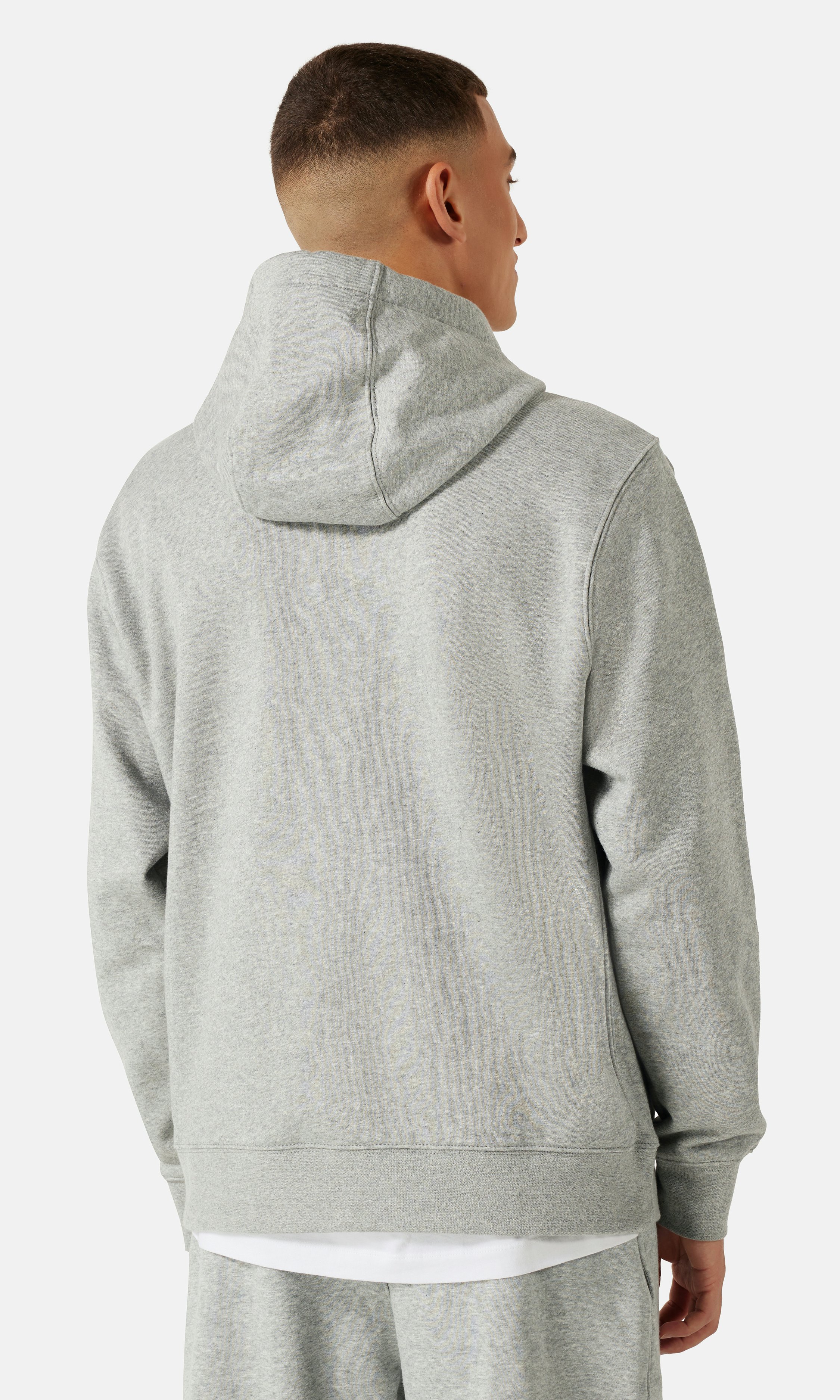 Nike Club Hoodie Dark grey melange | Men | Junkyard
