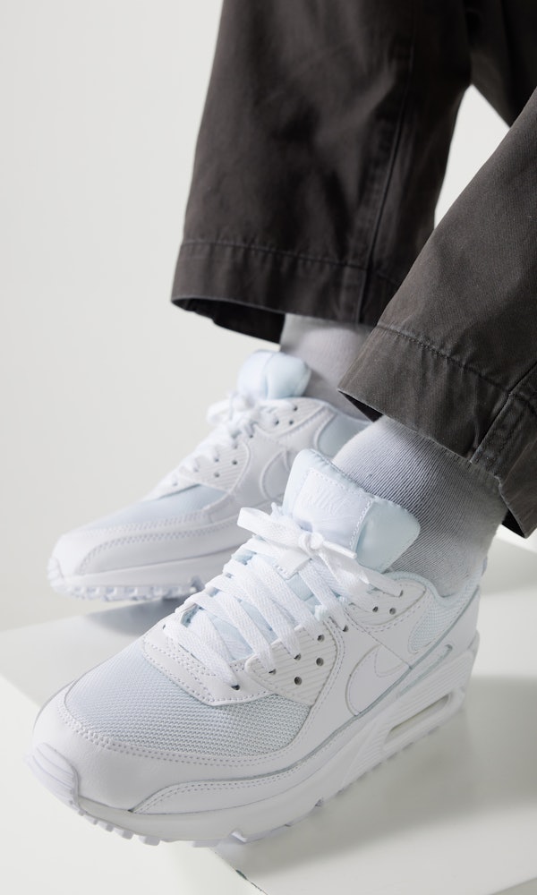 Air Force Nike Air Max 90 Essential Blancas Zapatillas En Blanco Y