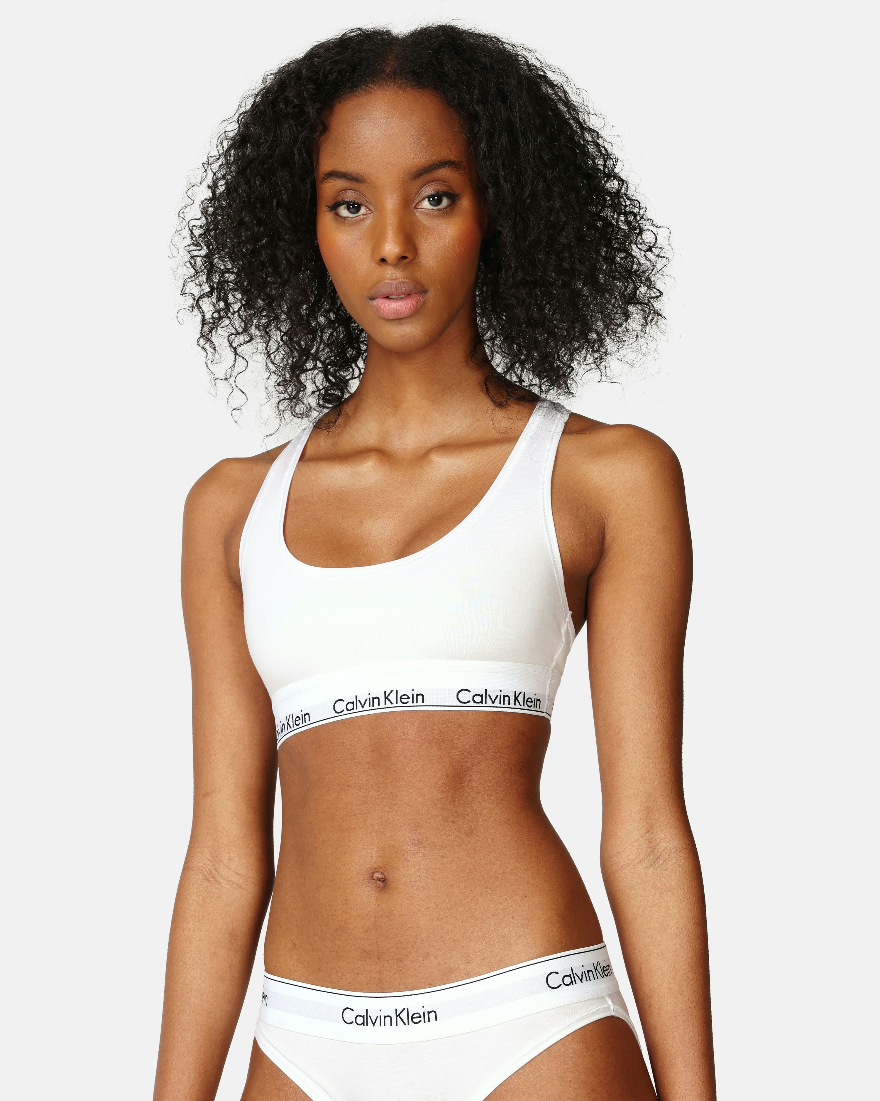 White Calvin Klein Underwear Modern Cotton Bralette - JD Sports Global