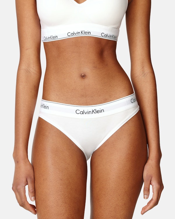 Calvin Klein Underwear Panties - Modern Cotton Bikini Briefs White | Women  | Junkyard