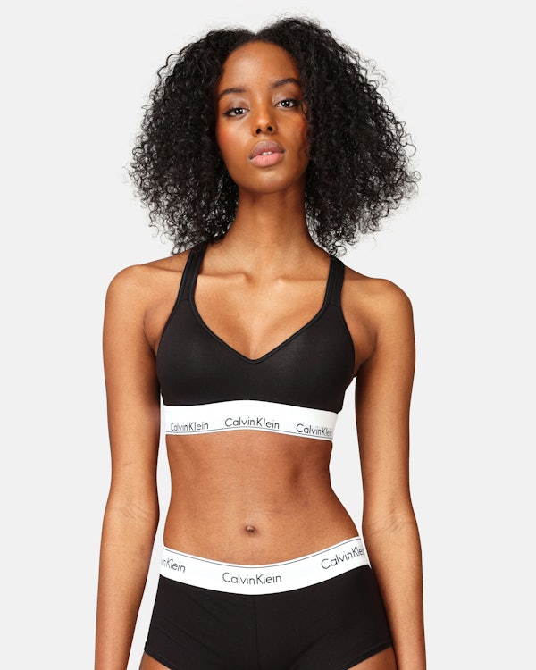 Inleg Nebu De Calvin Klein Underwear Bra - Modern Cotton Lift Bralette Black | Women |  Junkyard