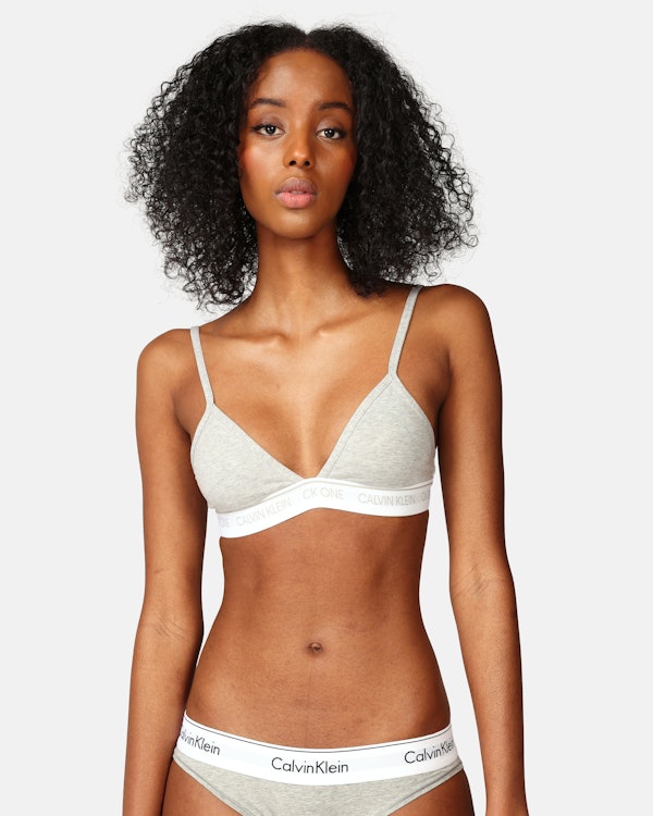Calvin Klein Underwear Bra - CK One Cotton Triangle Bra Grey | Women |  Junkyard