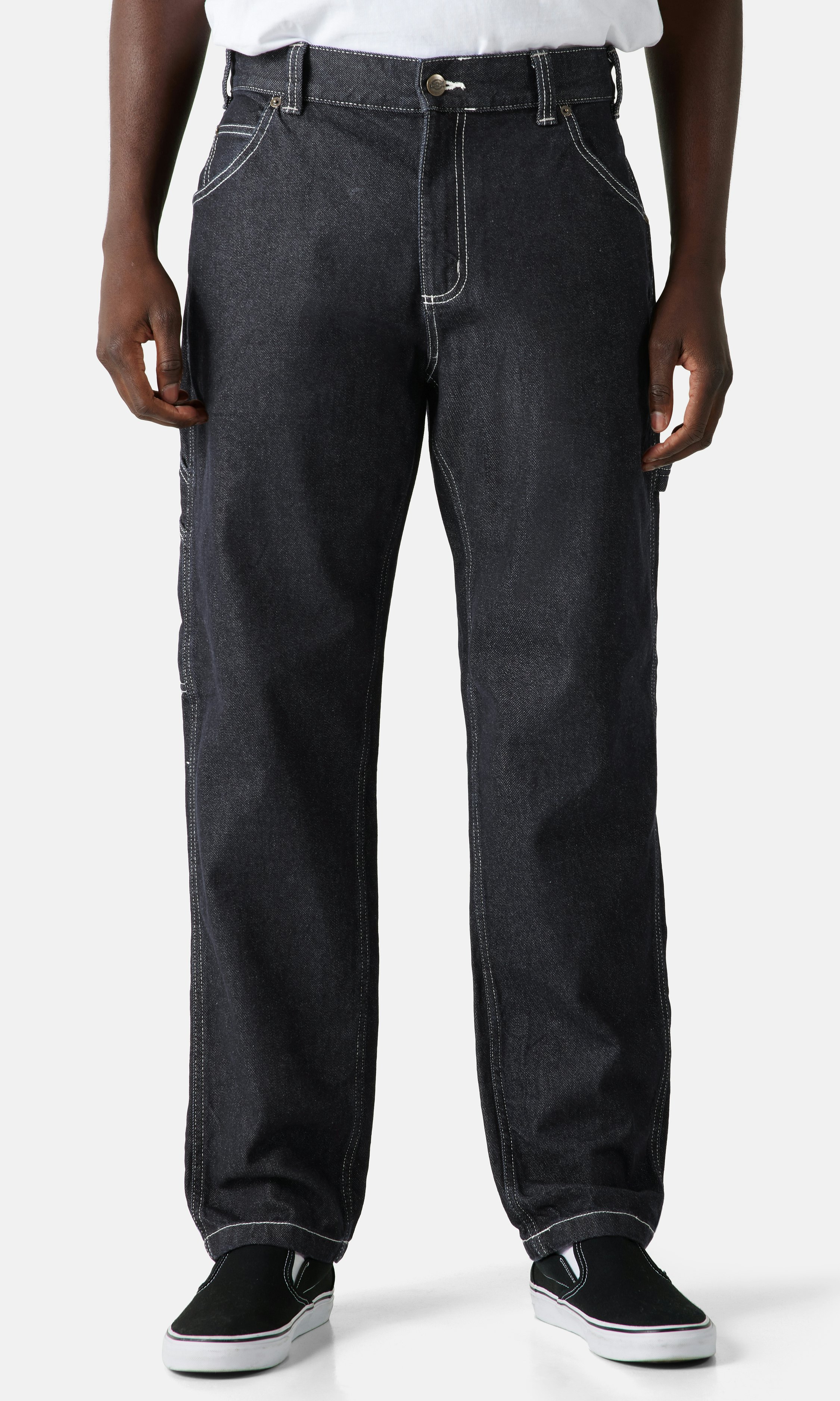  Dickies mens Relaxed Straight-fit Carpenter Jeans