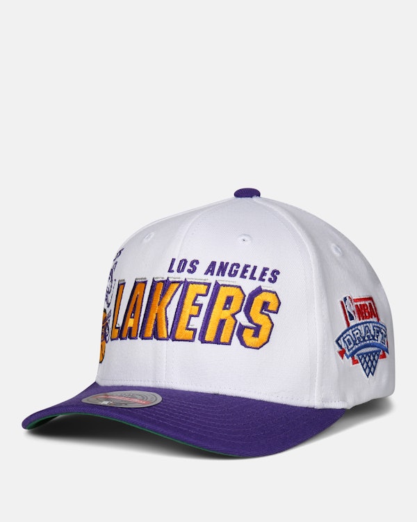 Mitchell & Ness Cap - LA Lakers 96 Draft Off white, Men