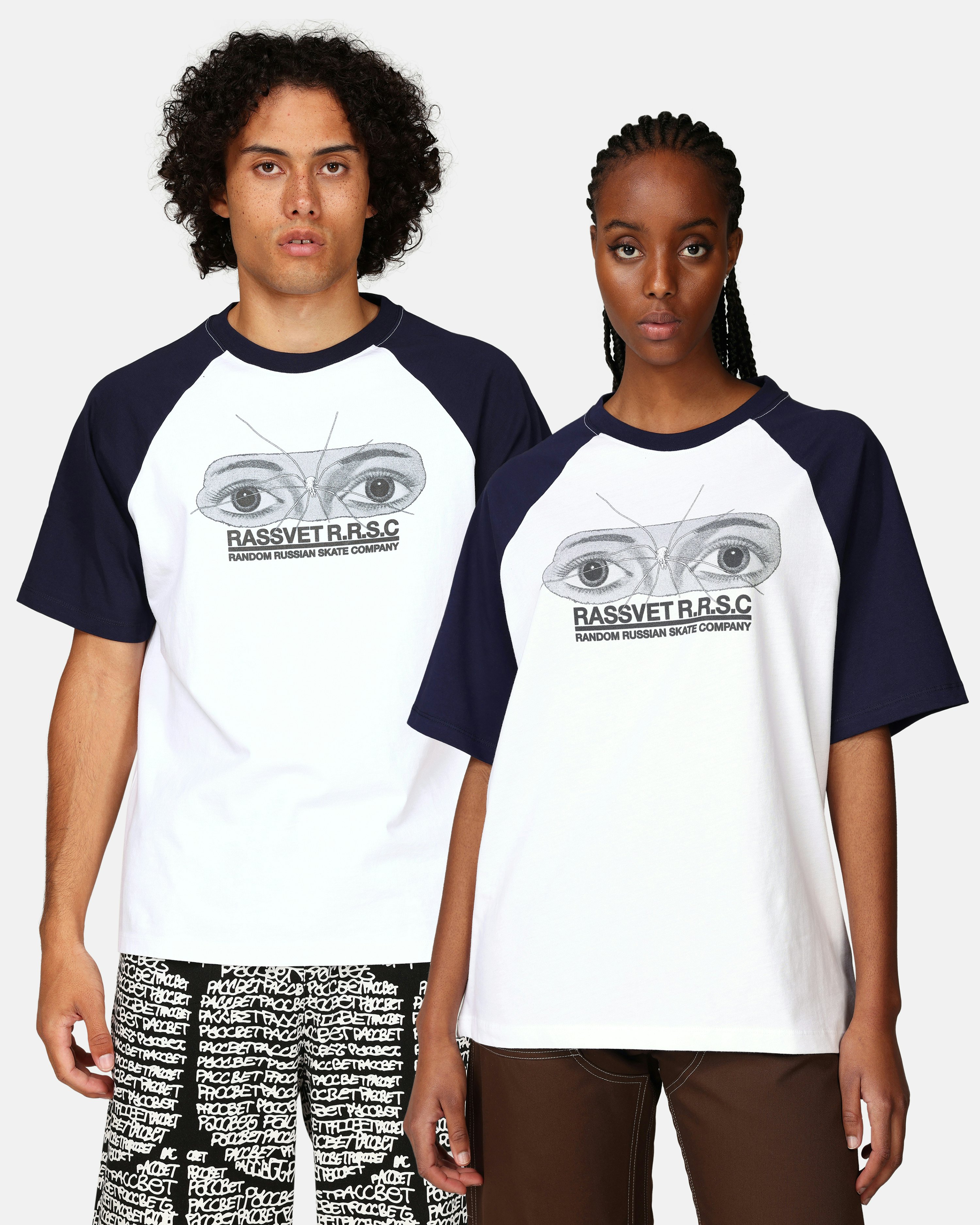 Rassvet T-shirt Eyes White | Men | Junkyard